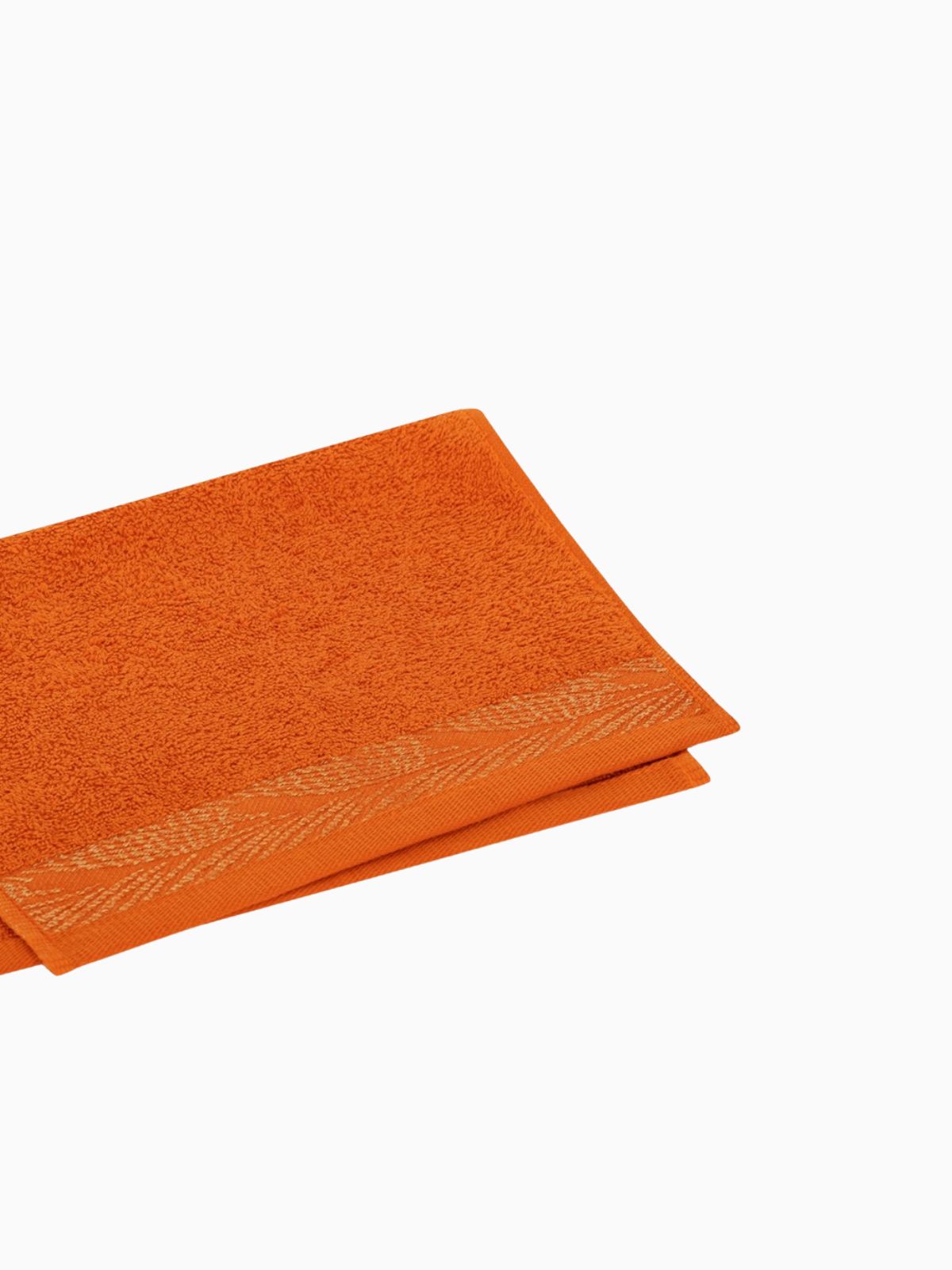 Asciugamano Allium in 100% cotone, colore arancione 30x50 cm.-3