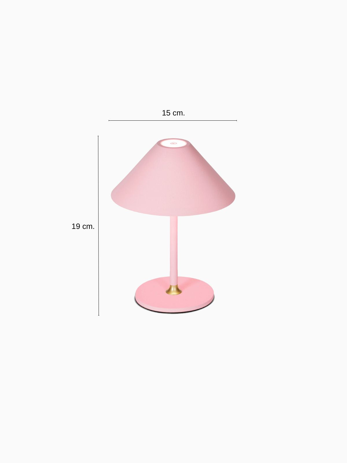 Lampada da tavolo Hygge, in colore rosa-4