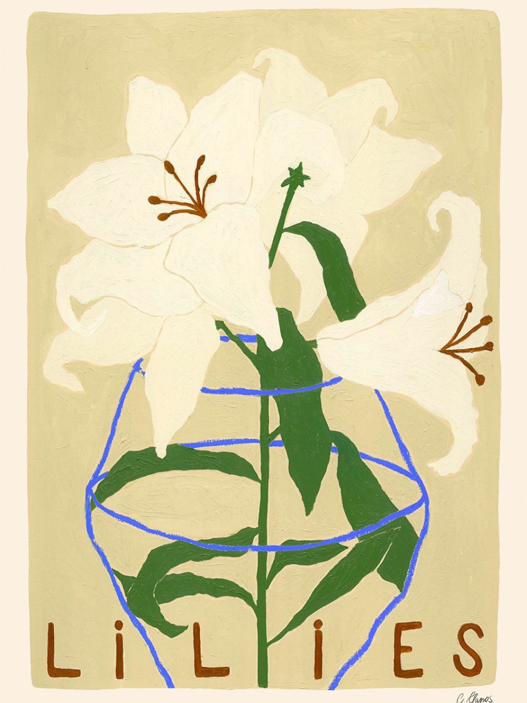 Poster Lilies by Carla Llanos-4