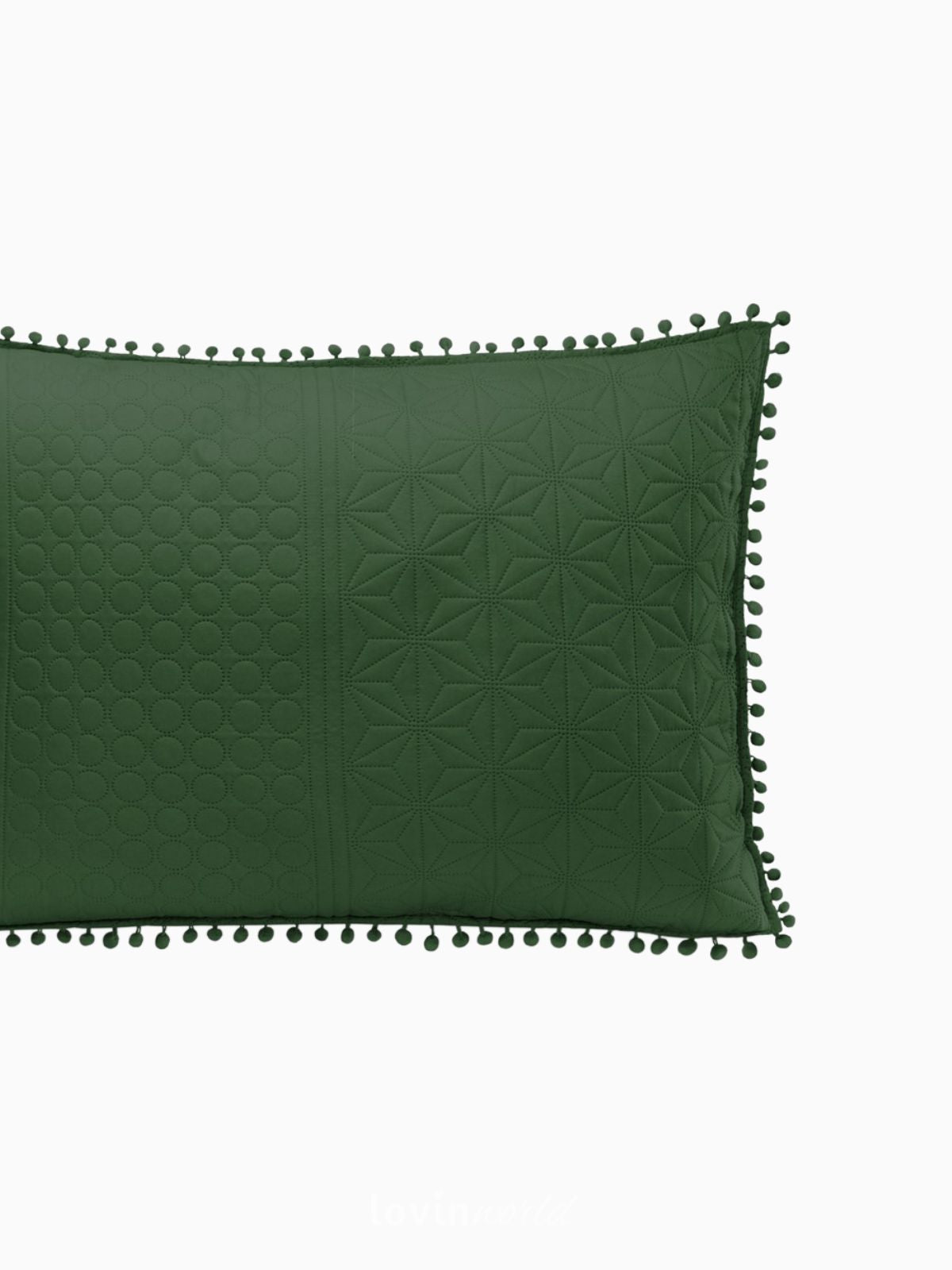 Cuscino decorativo Meadore in colore verde 50x70 cm.-4