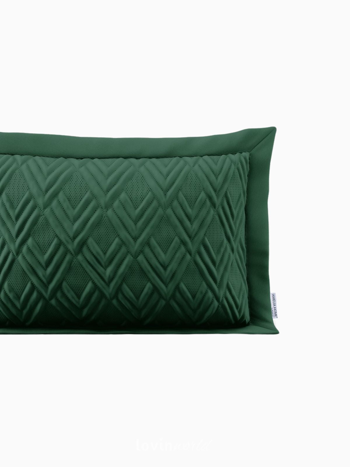 Cuscino decorativo Ophelia in colore verde 50x70 cm.-6