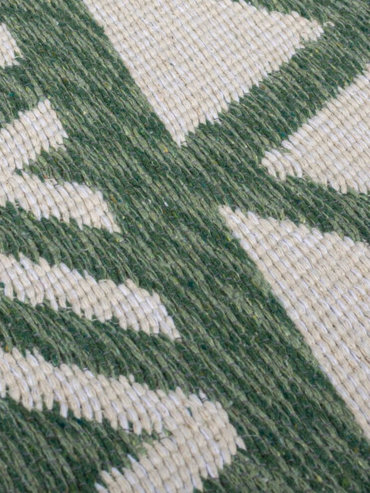 Tappeto riciclato Teo in fibre miste, colore verde-3
