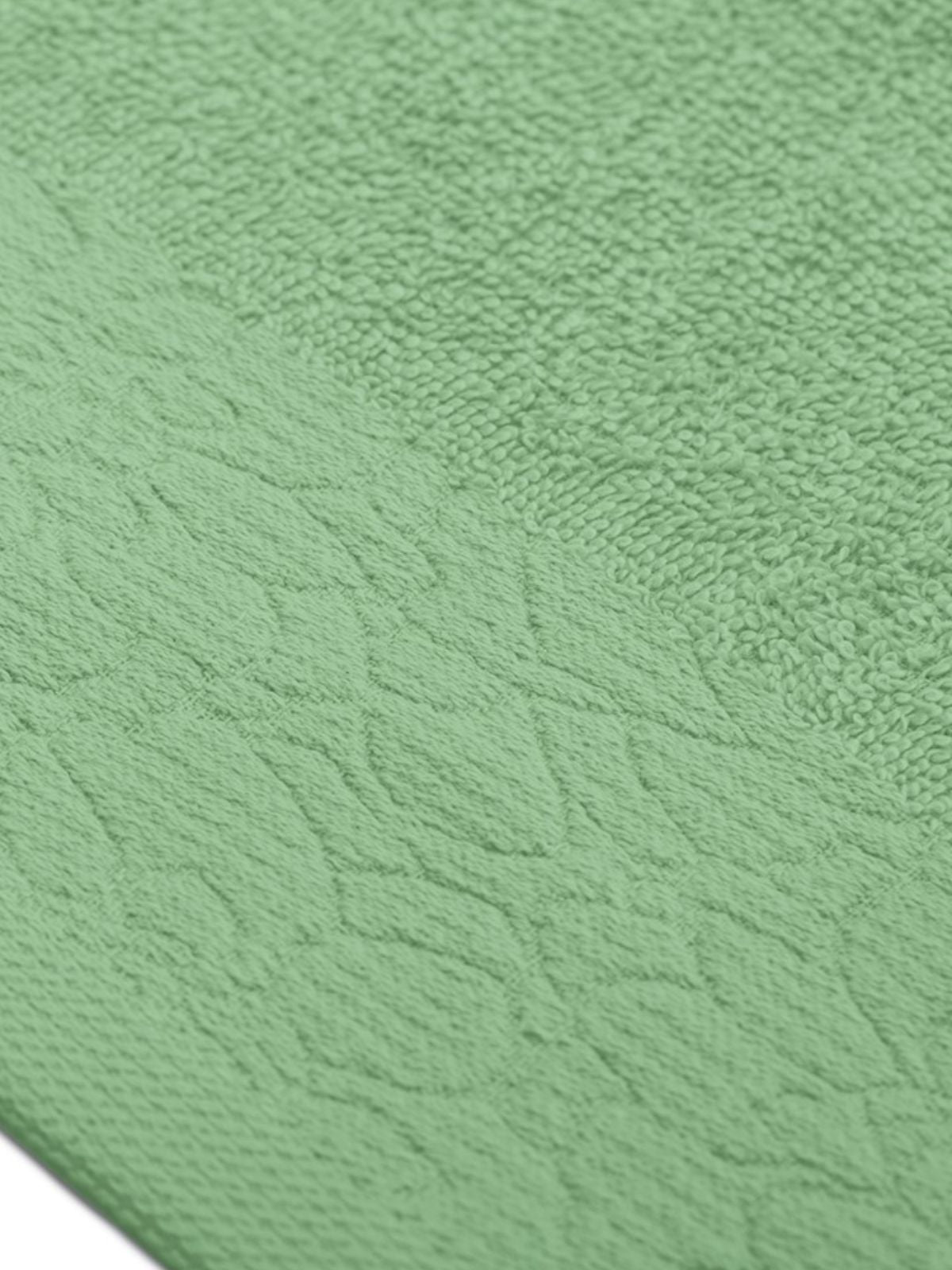 Set 6 Asciugamani da bagno Flos in 100% cotone, colore verde chiaro e scuro-4