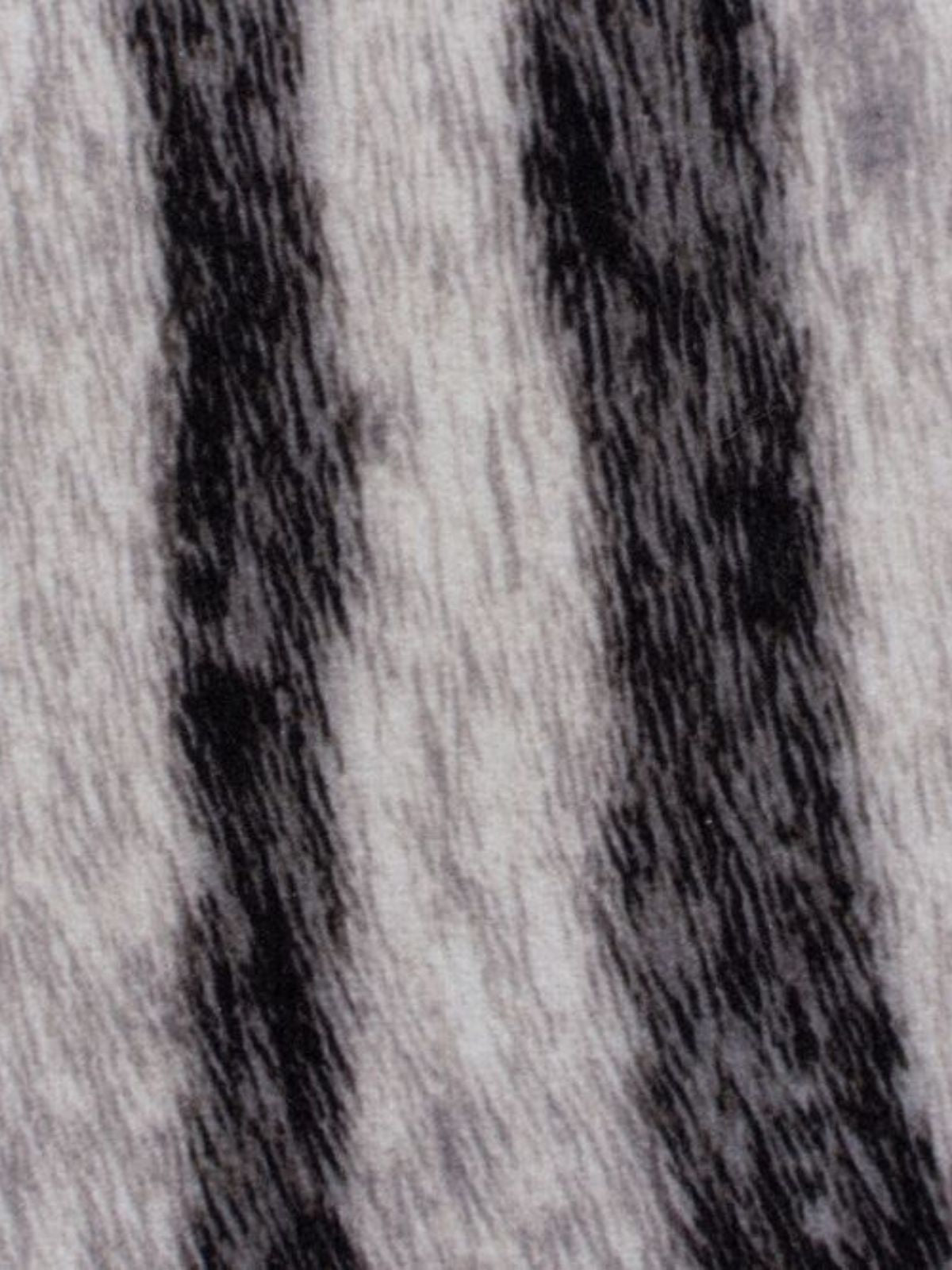 Tappeto animale Zebra Print in poliestere, colore bianco e nero 155x195 cm.-4
