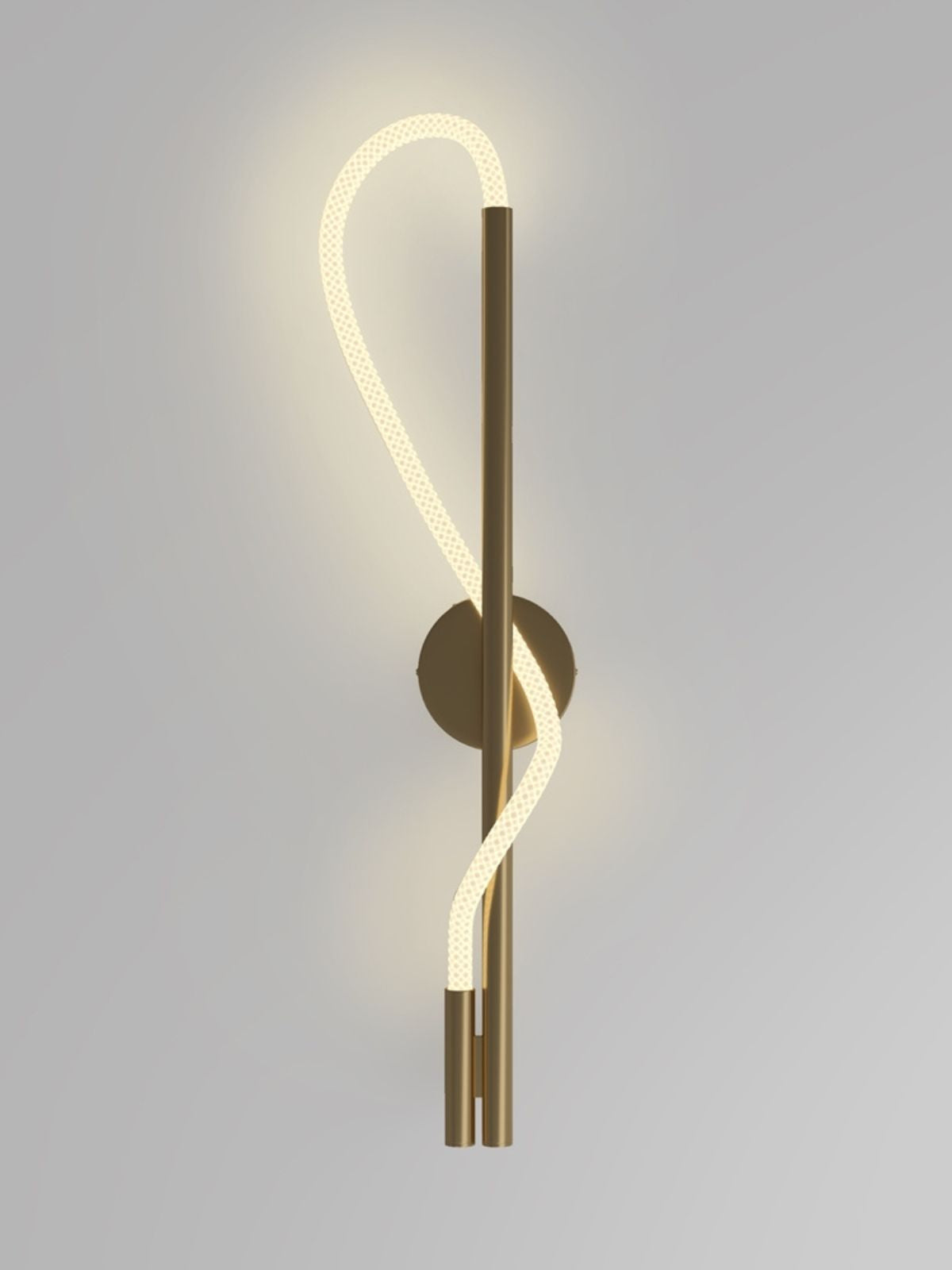 Lampada da parete Tau, in colore oro-2