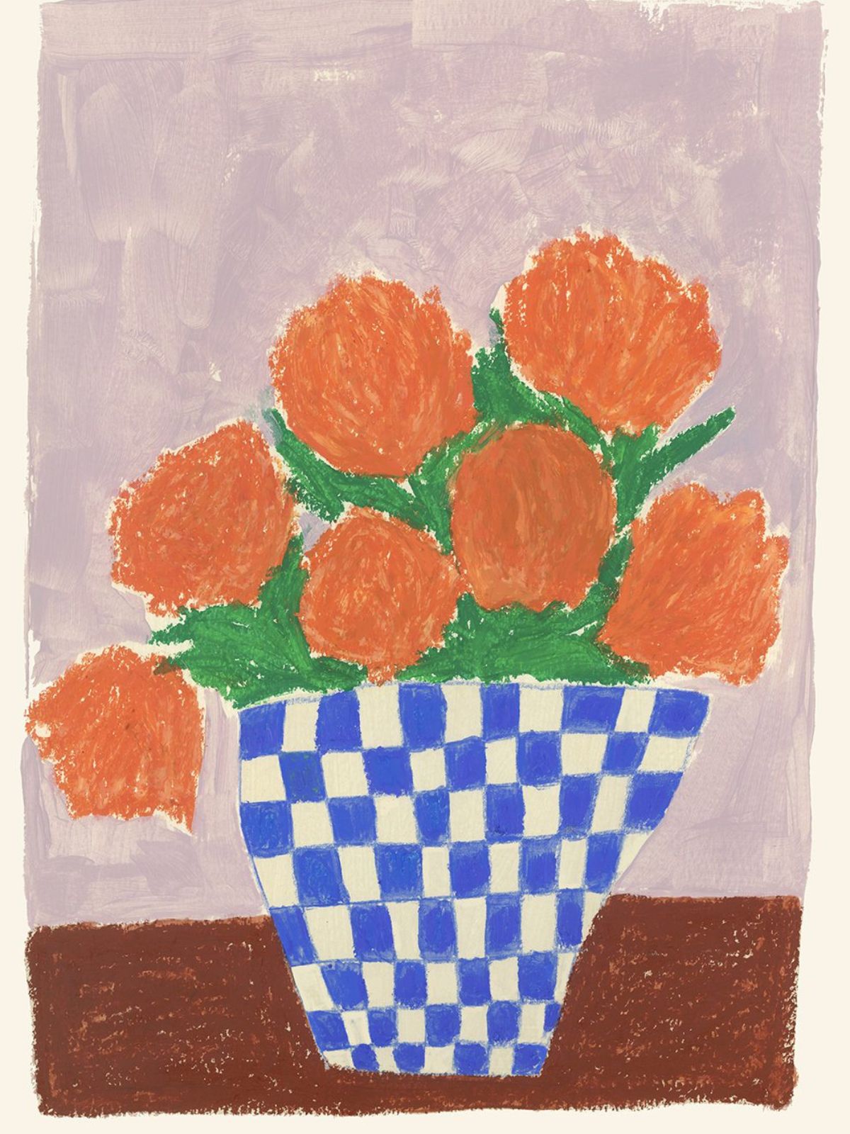 Poster Orange Flowers by Carla Llanos-4