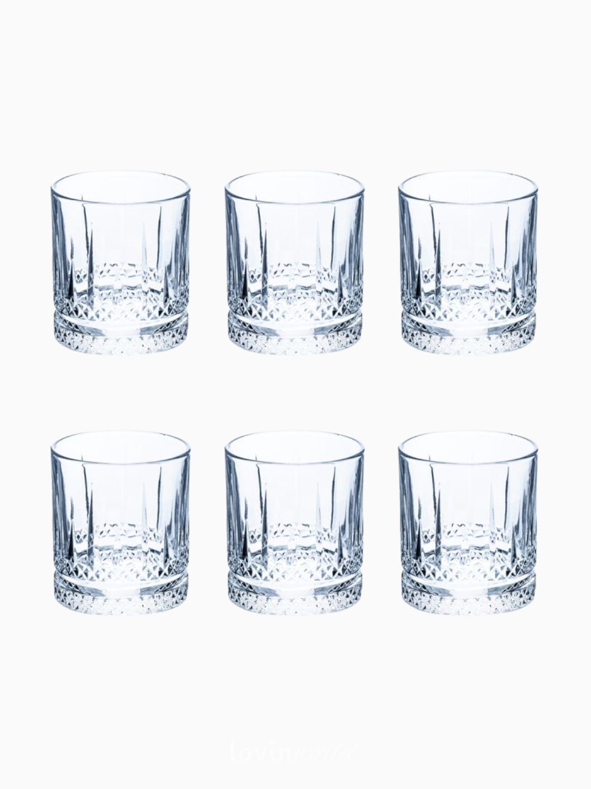 Set 6 Bicchieri acqua Classic Vertical in vetro 40 cl-2