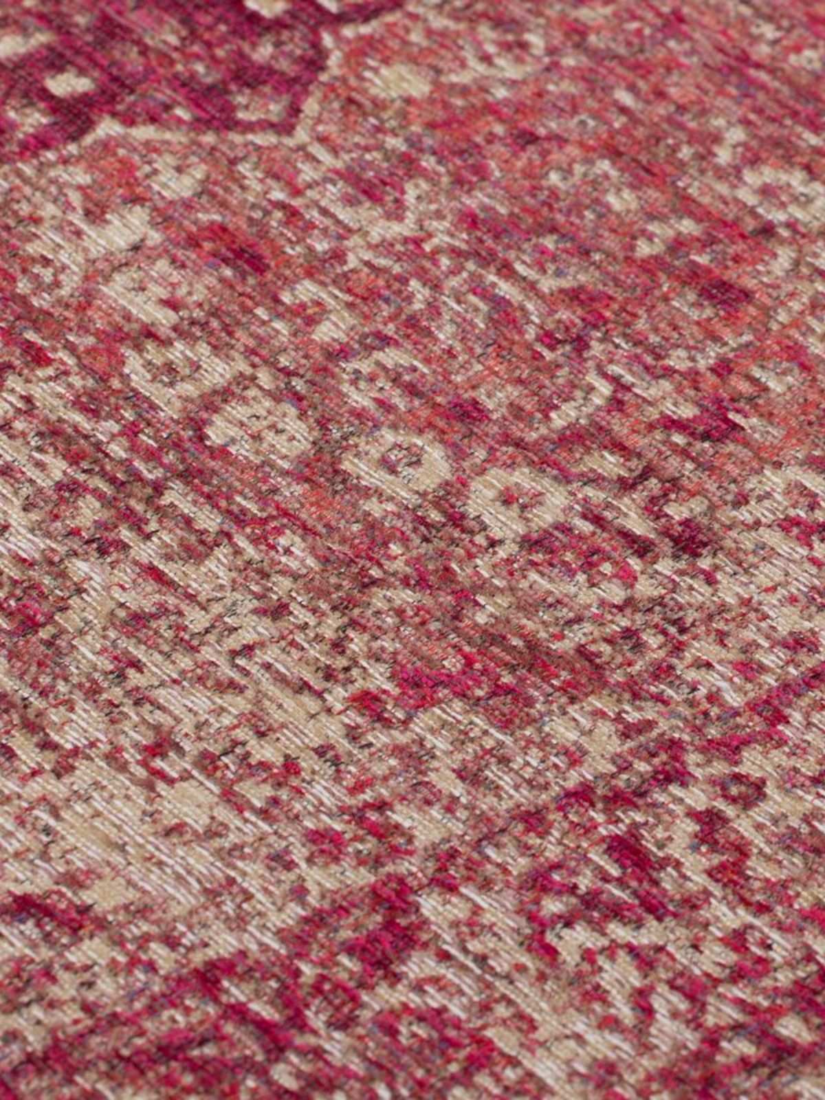 Tappeto orientale Antique in acrilico, colore rosa-4