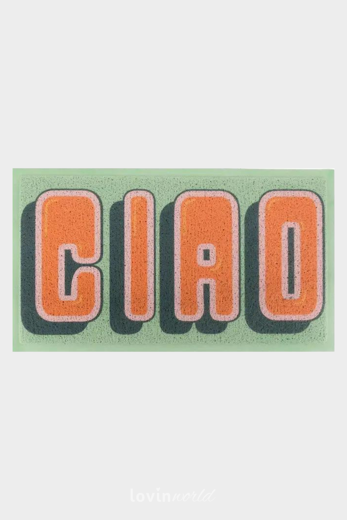 Zerbino particolare Ciao, in multicolore 40x70 cm.-1