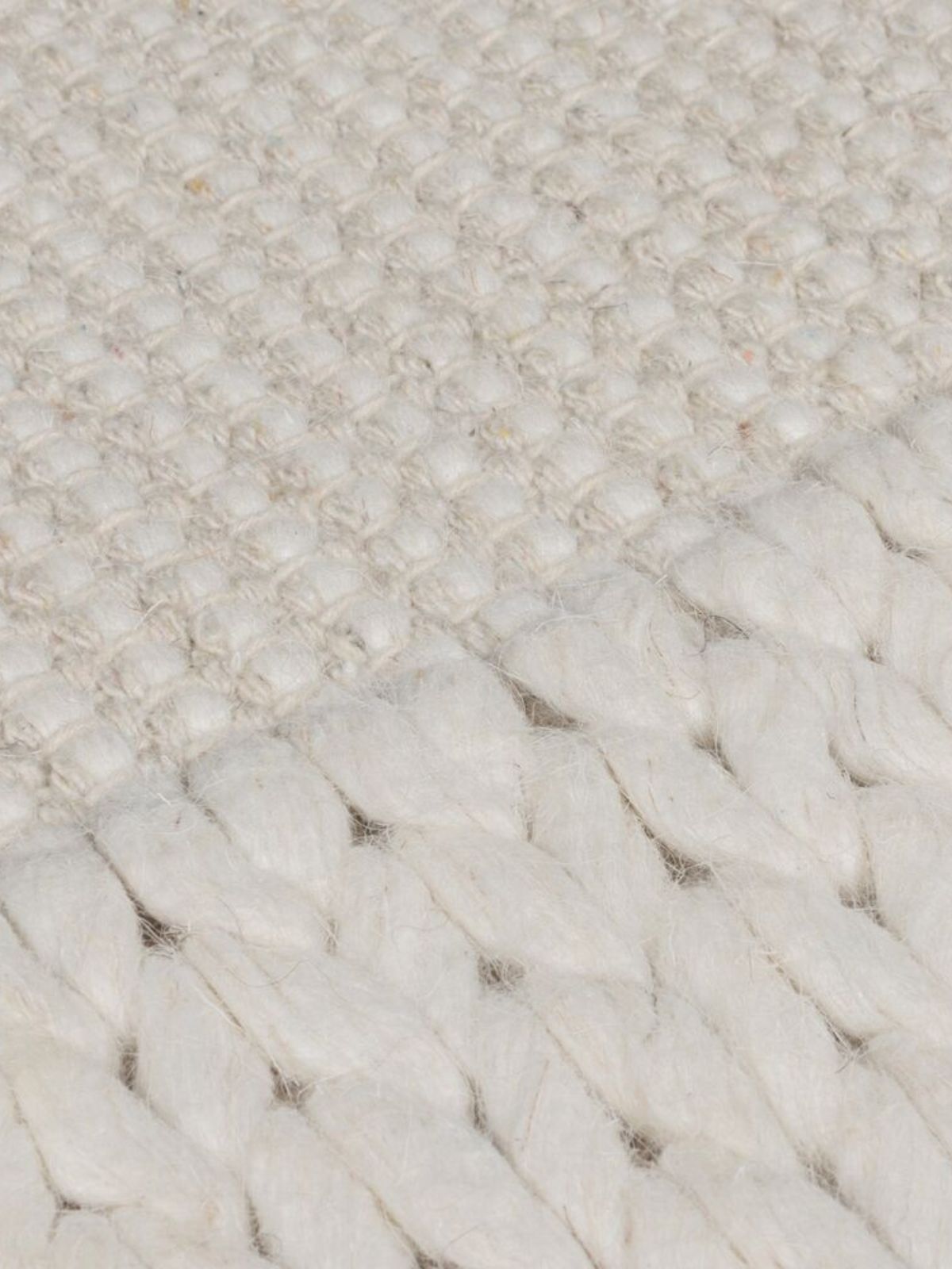 Tappeto moderno Rue in lana, colore naturale-3