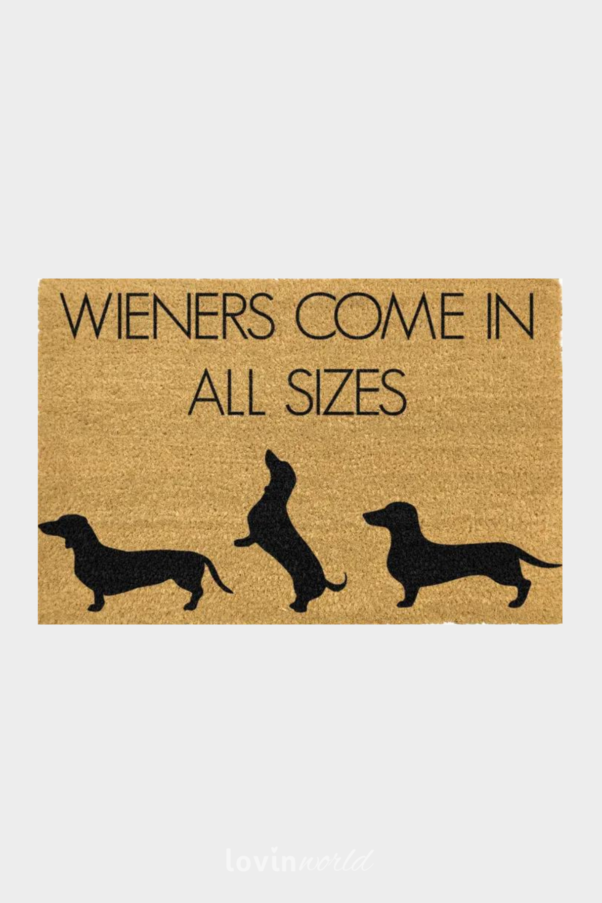 Zerbino Wieners in fibra di cocco naturale 40x70 cm.-1