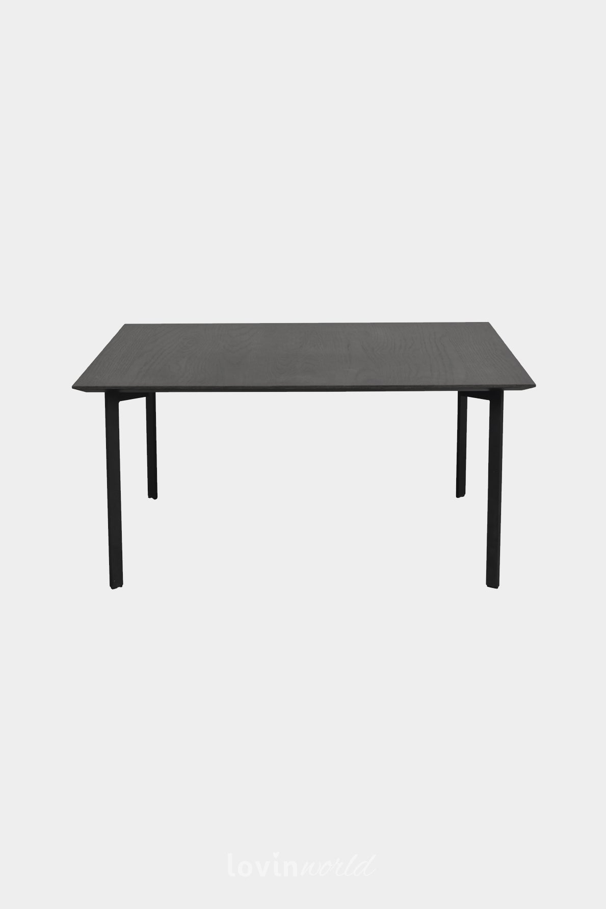 Tavolo da caffè Spencer, in colore nero, 95x95 cm.-LovinWorld