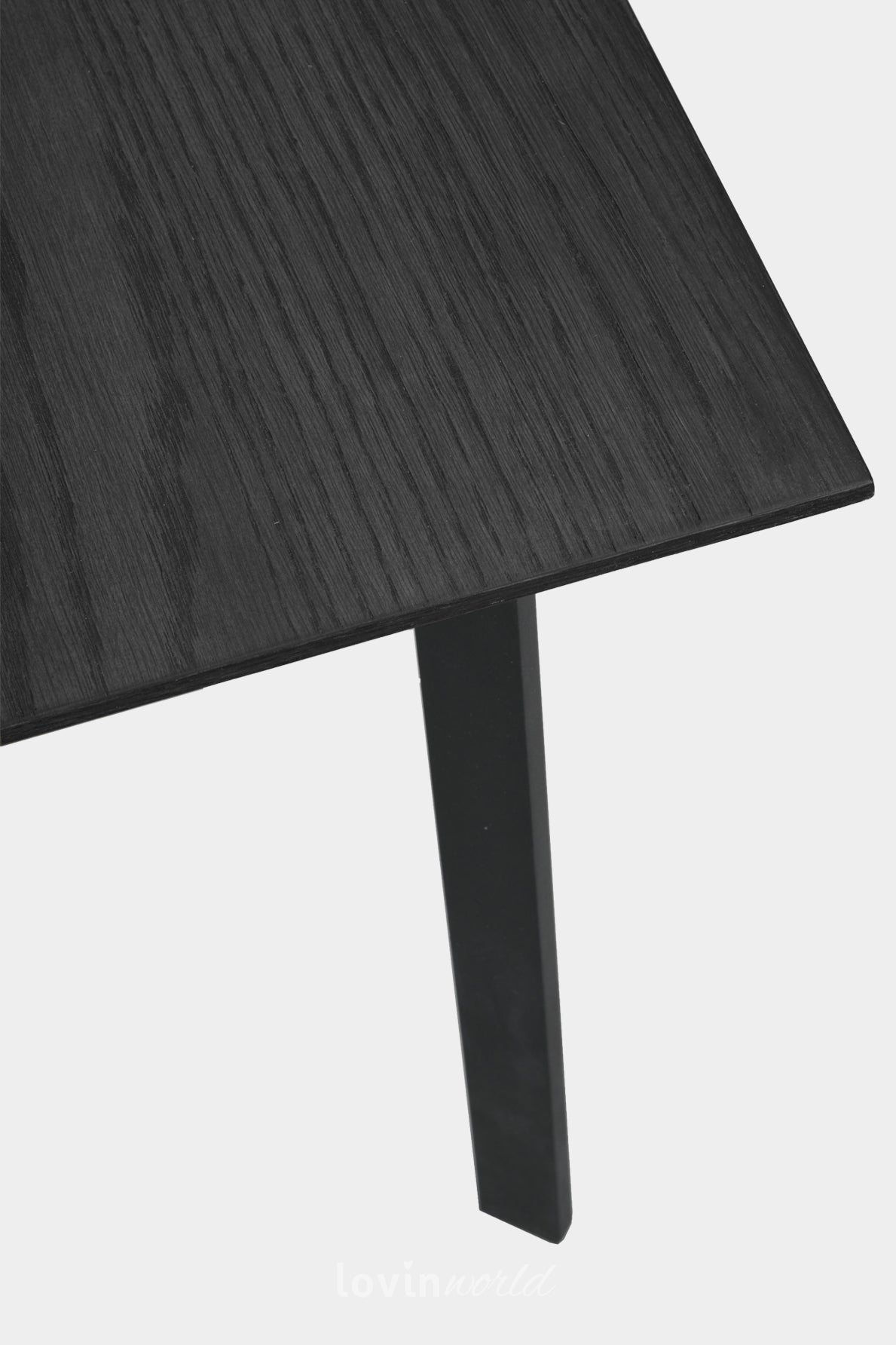 Tavolo da caffè Spencer, in colore nero, 95x95 cm.-LovinWorld