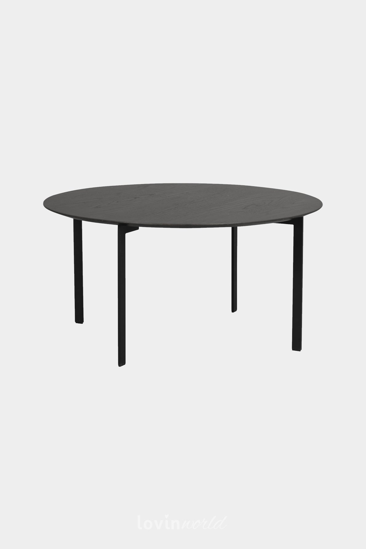 Tavolo da caffè Spencer, in colore nero, 90x90 cm.-LovinWorld