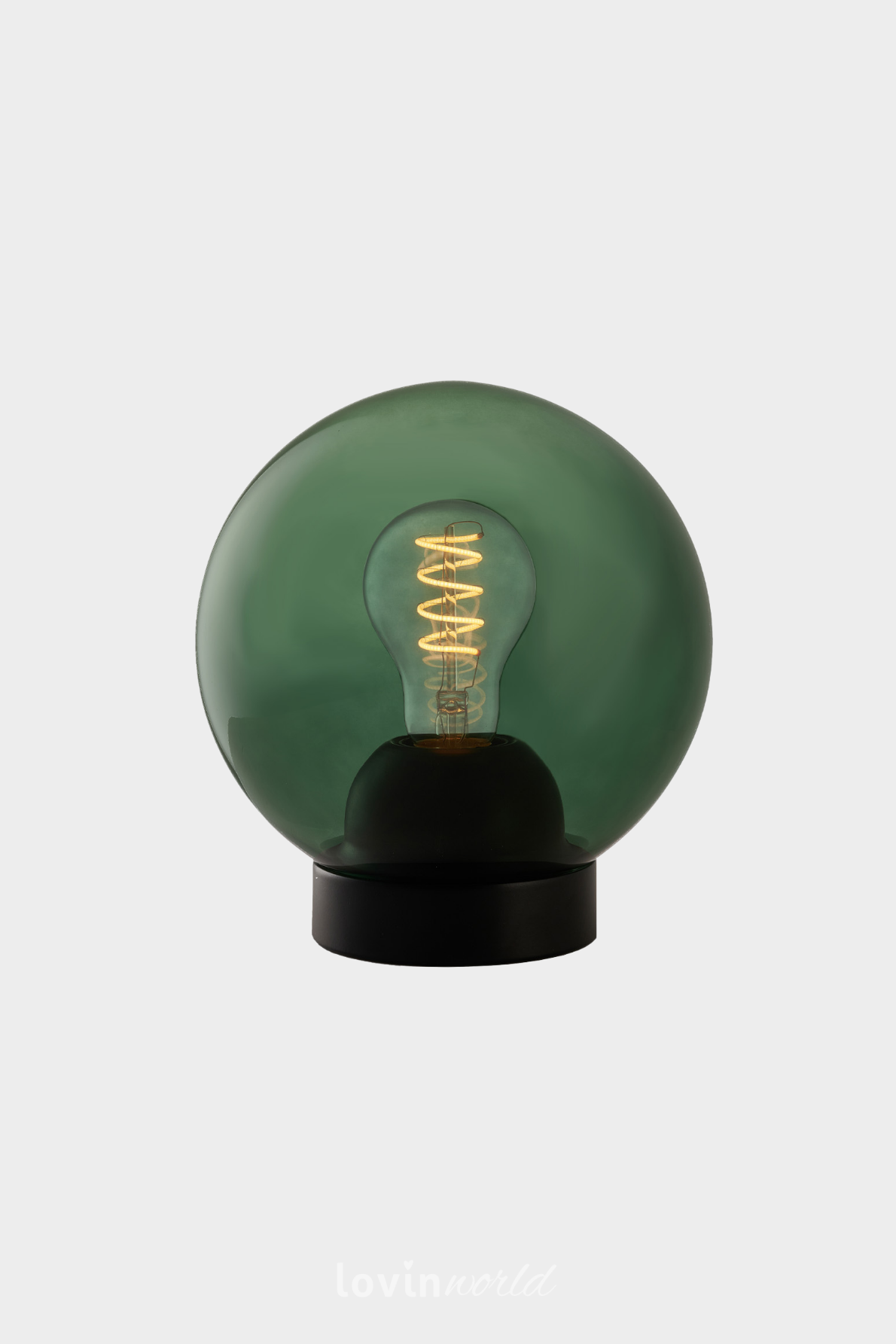  Lampada da tavolo Bubbles in colore verde-1