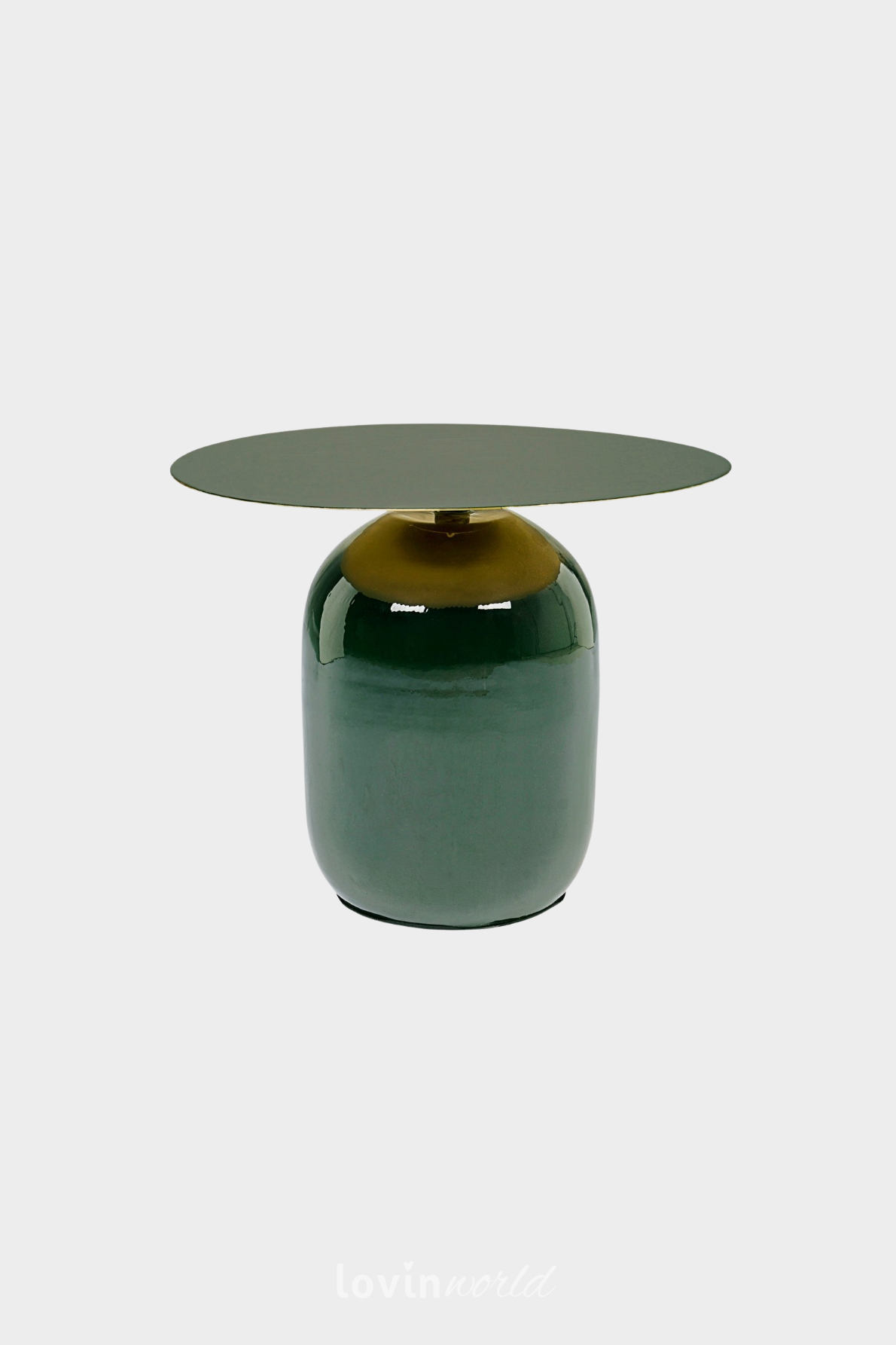 Tavolino Nalima in colore verde-1