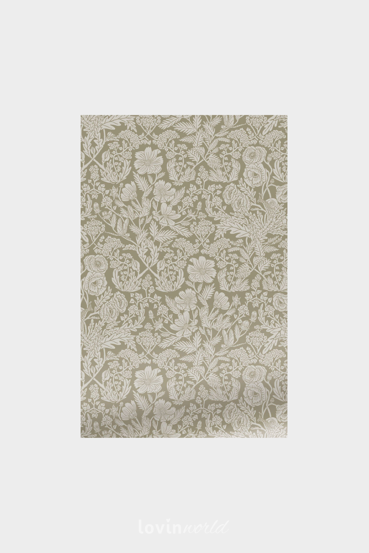 Carta da parati Botanics di Floor Rieder in colore sabbia-1