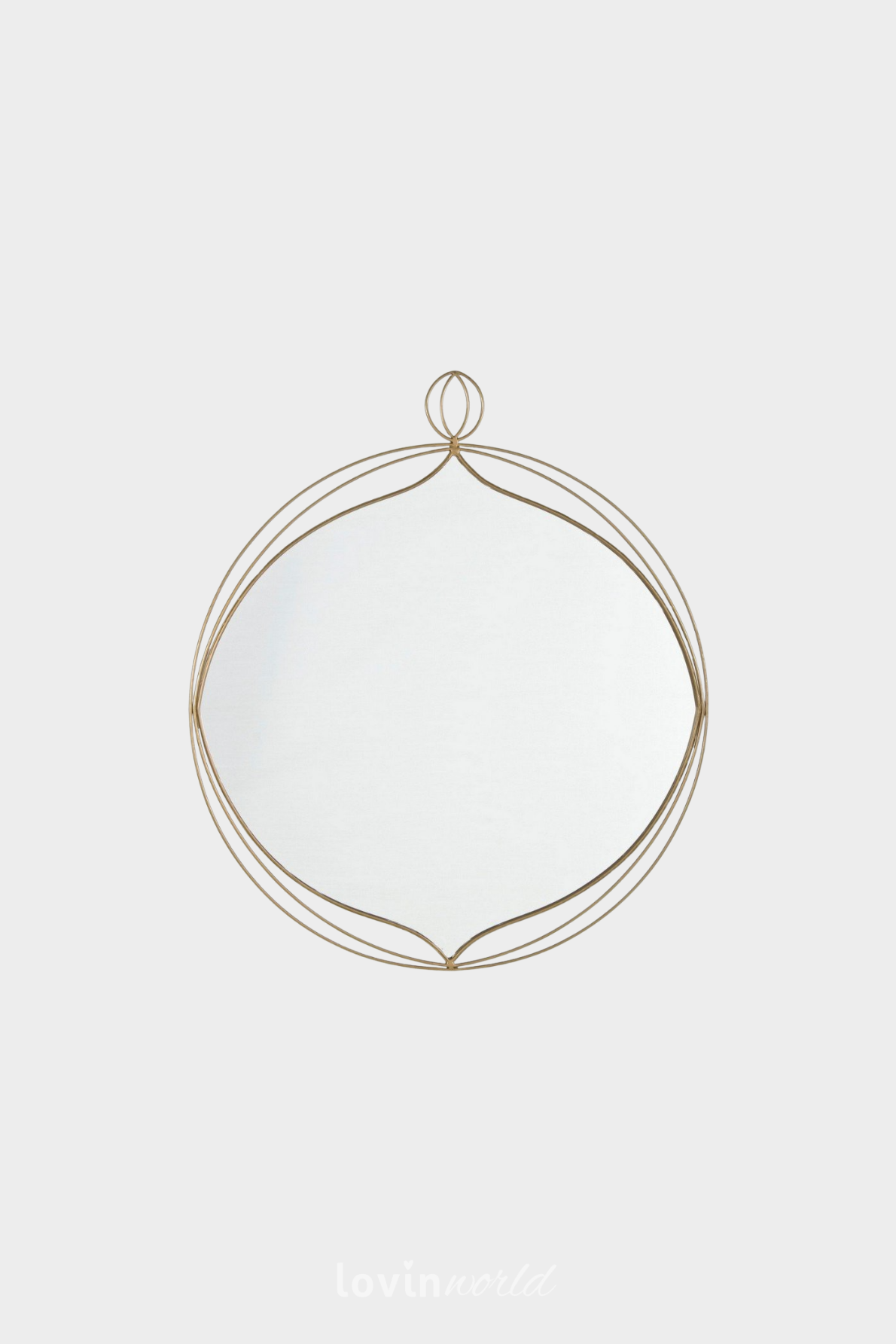 Specchio Zaira in colore oro-1