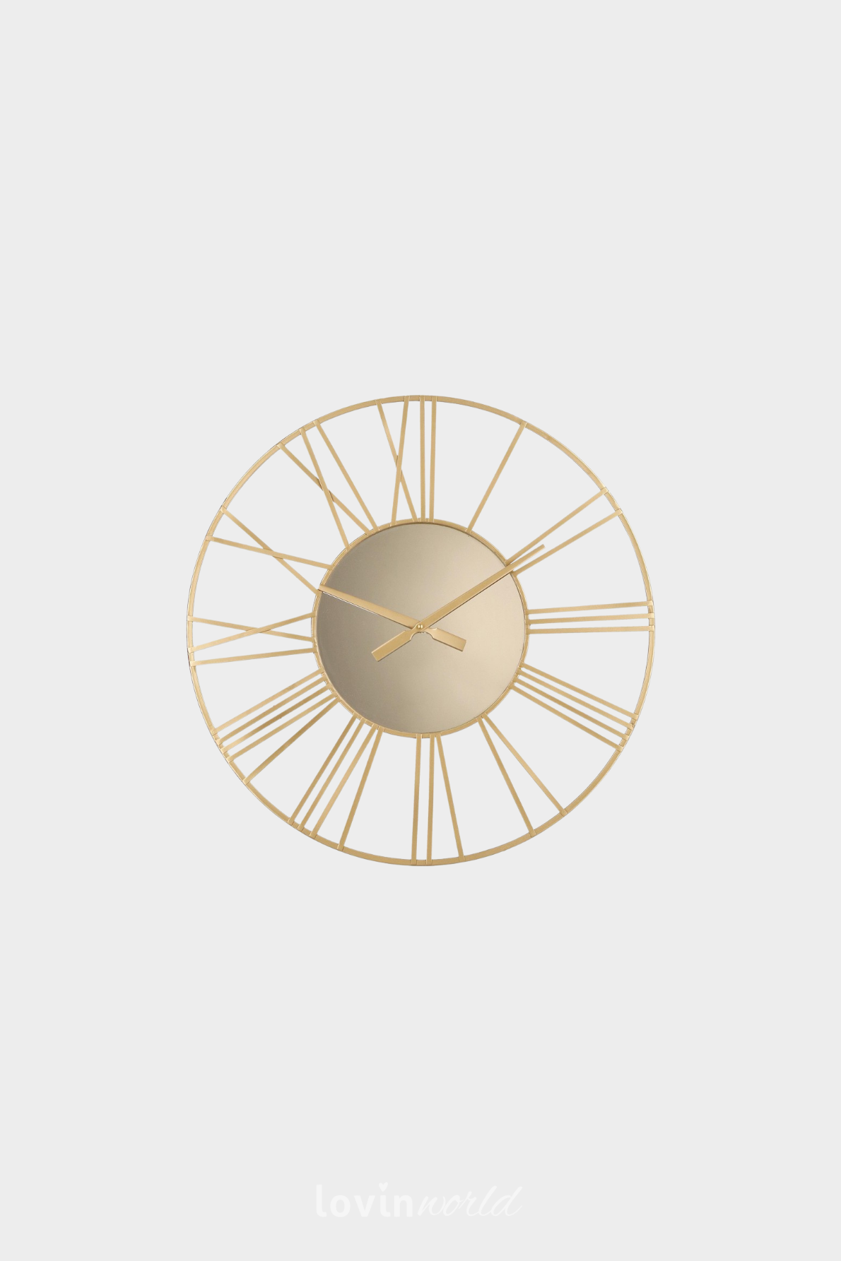 Orologio da parete Ticking in colore oro-1