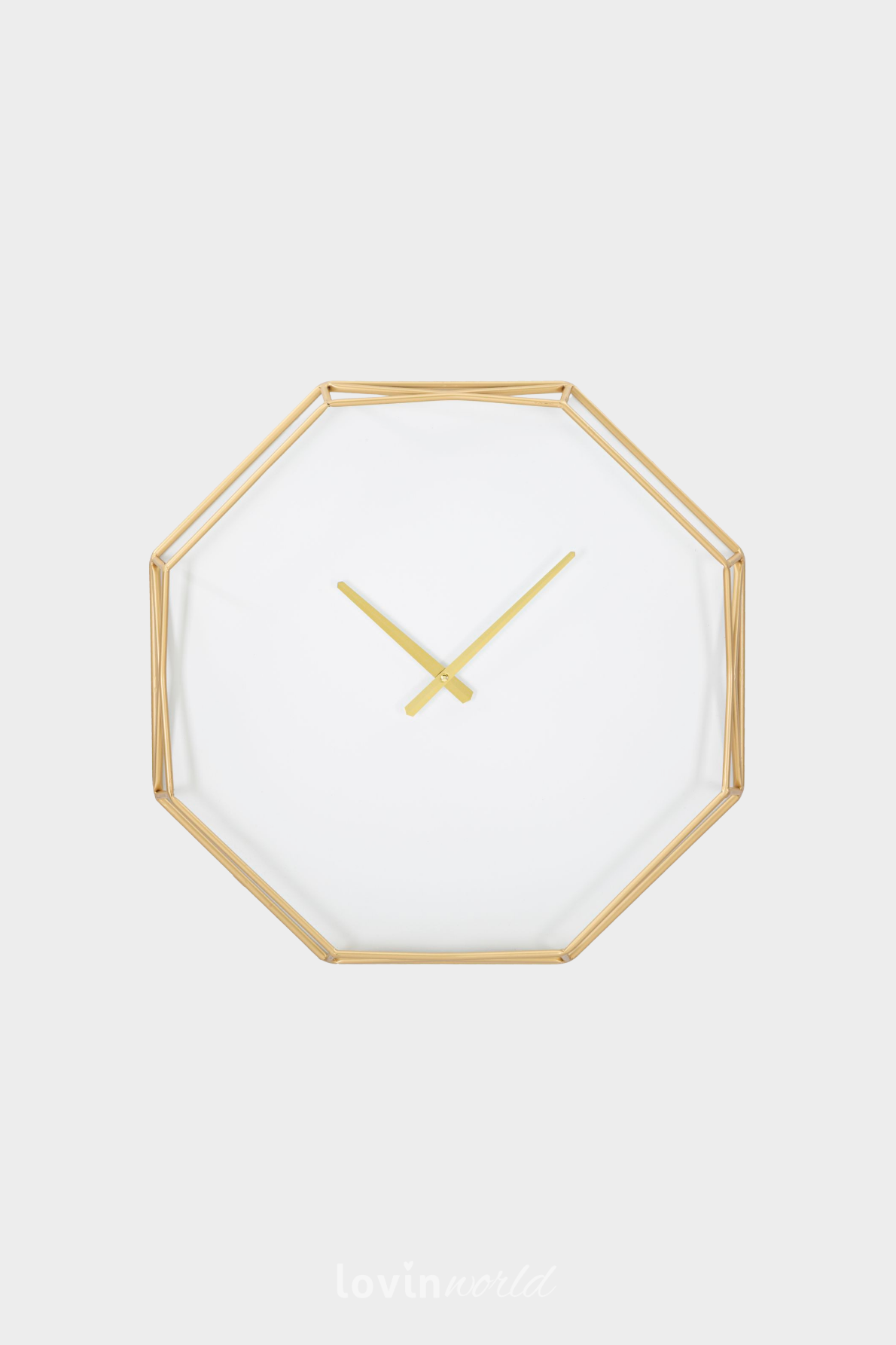 Orologio da muro Goldy Octagonal, 56x56 cm.-1