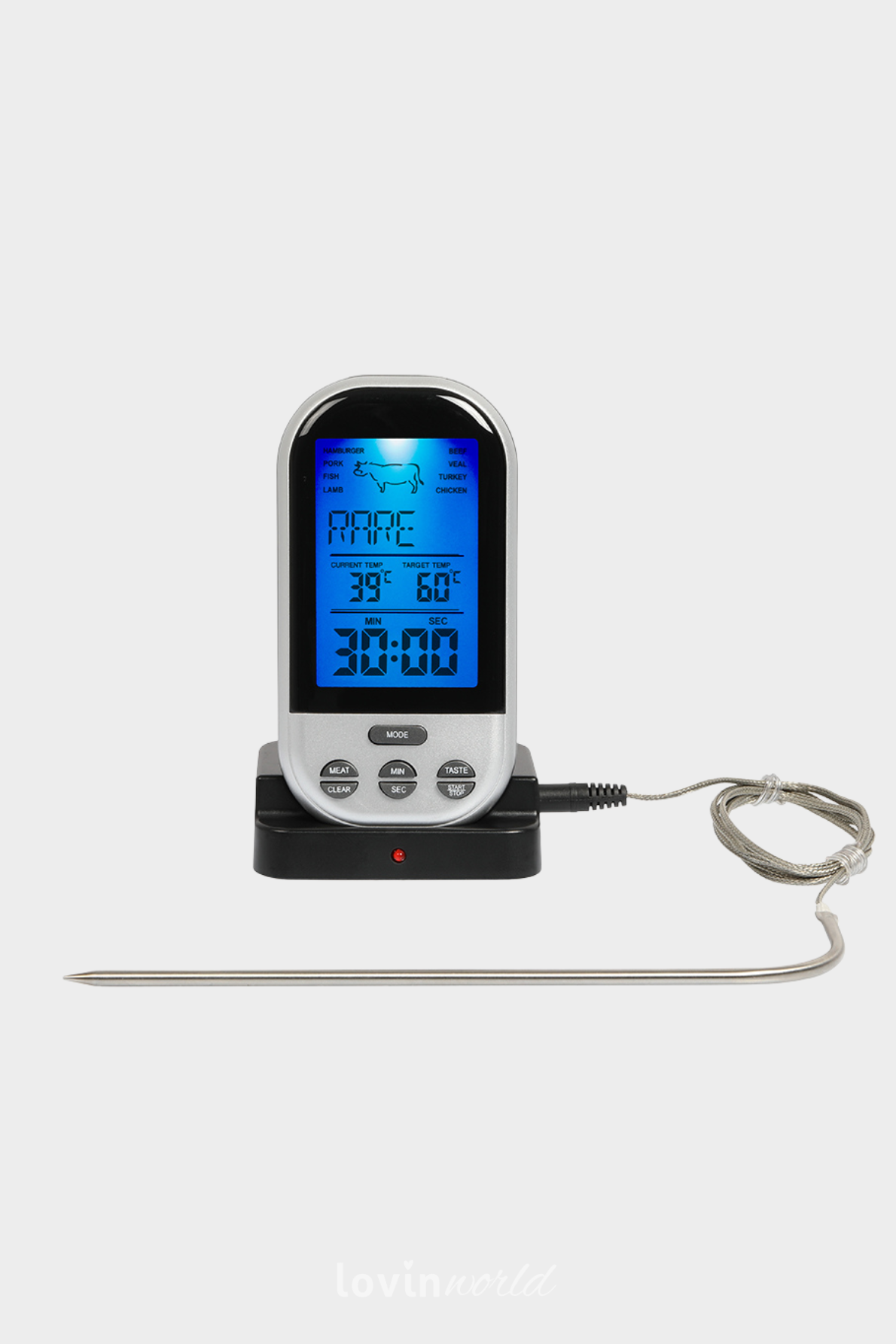 Termometro per barbecue con schermo a LED GS68-1
