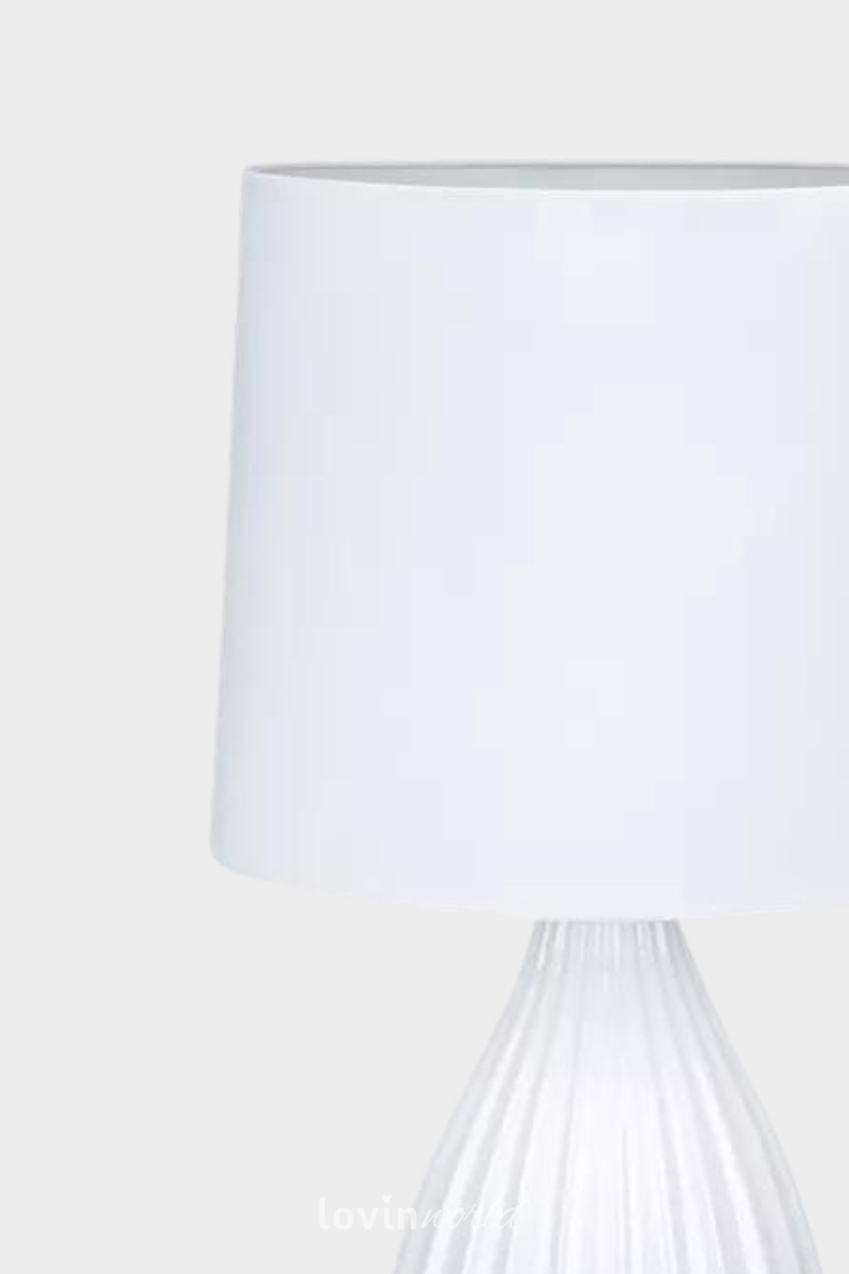 Lampada da tavolo Stephanie, in colore bianco-2