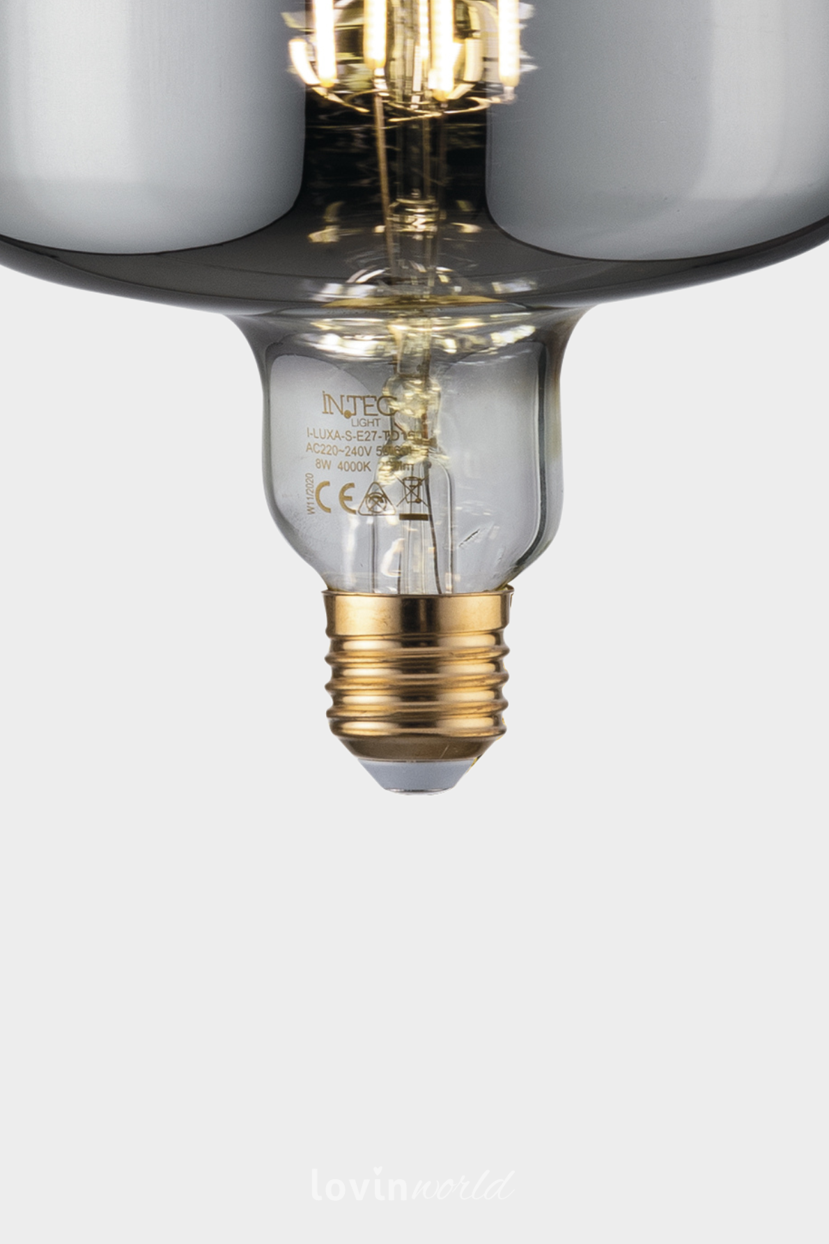 Lampadina a LED decorativa Luxa-S-E27-TD160 B-3