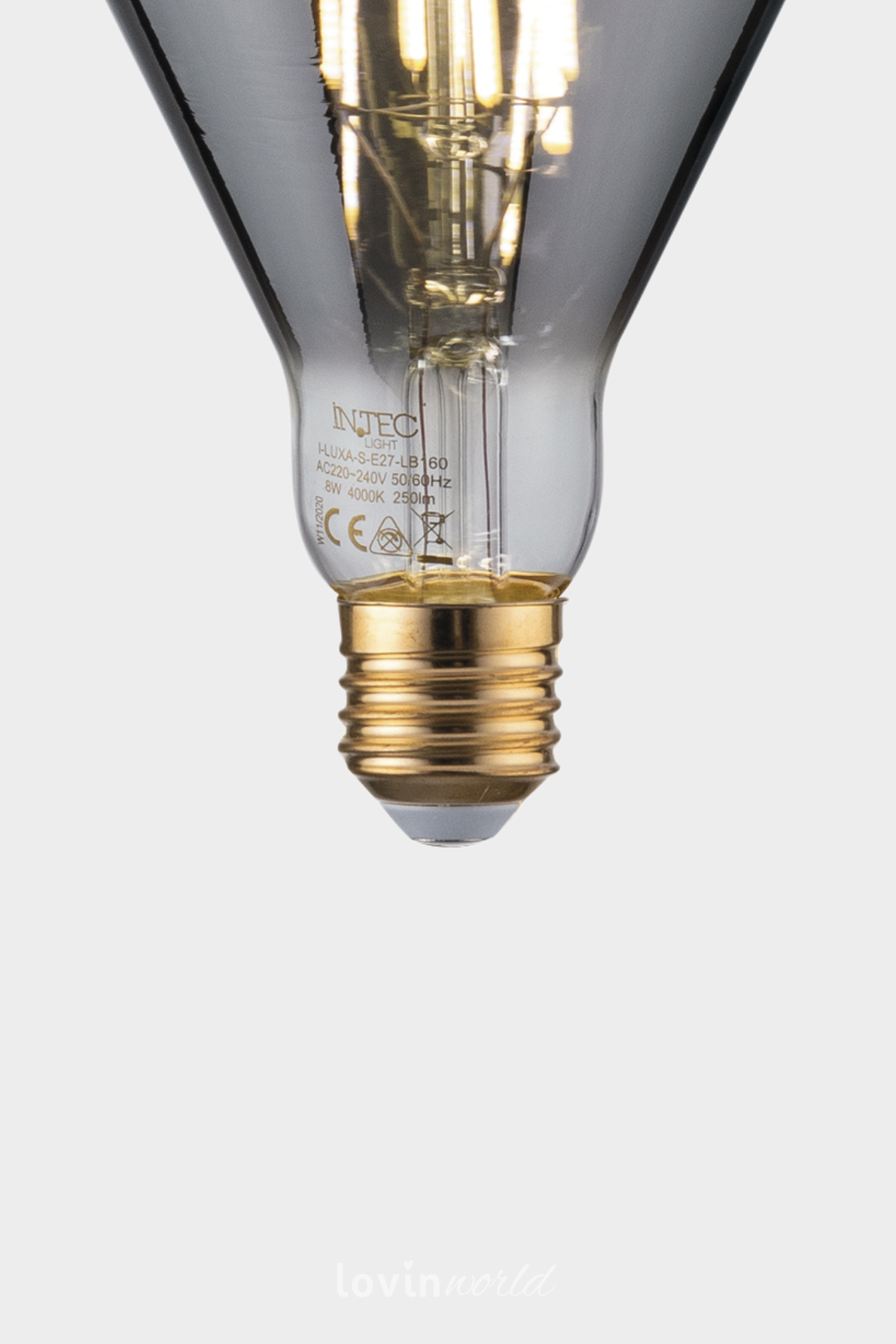 Lampadina a LED decorativa Luxa-S-E27-LB160 B-3