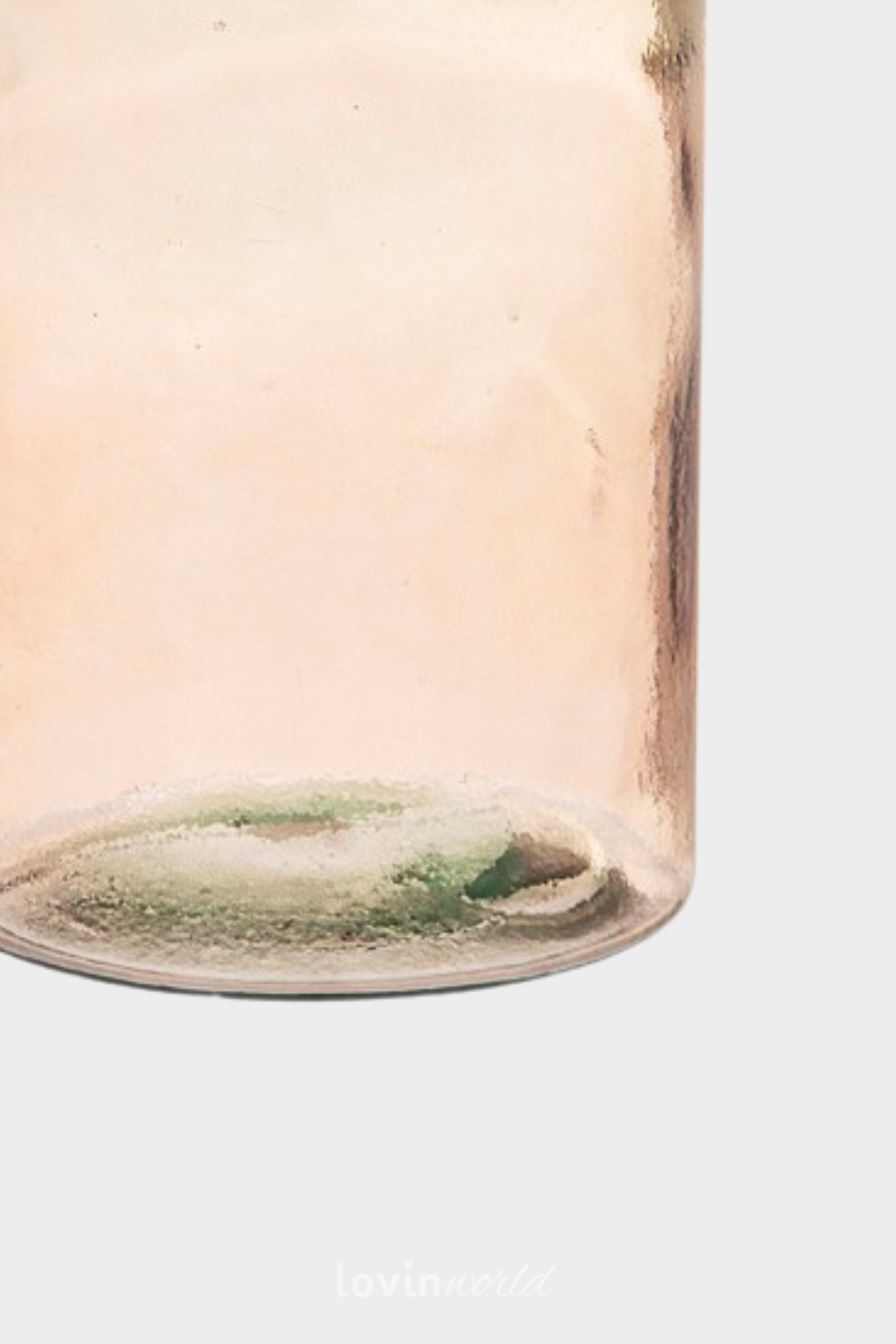 Vaso in vetro Rotang in colore rosa-3