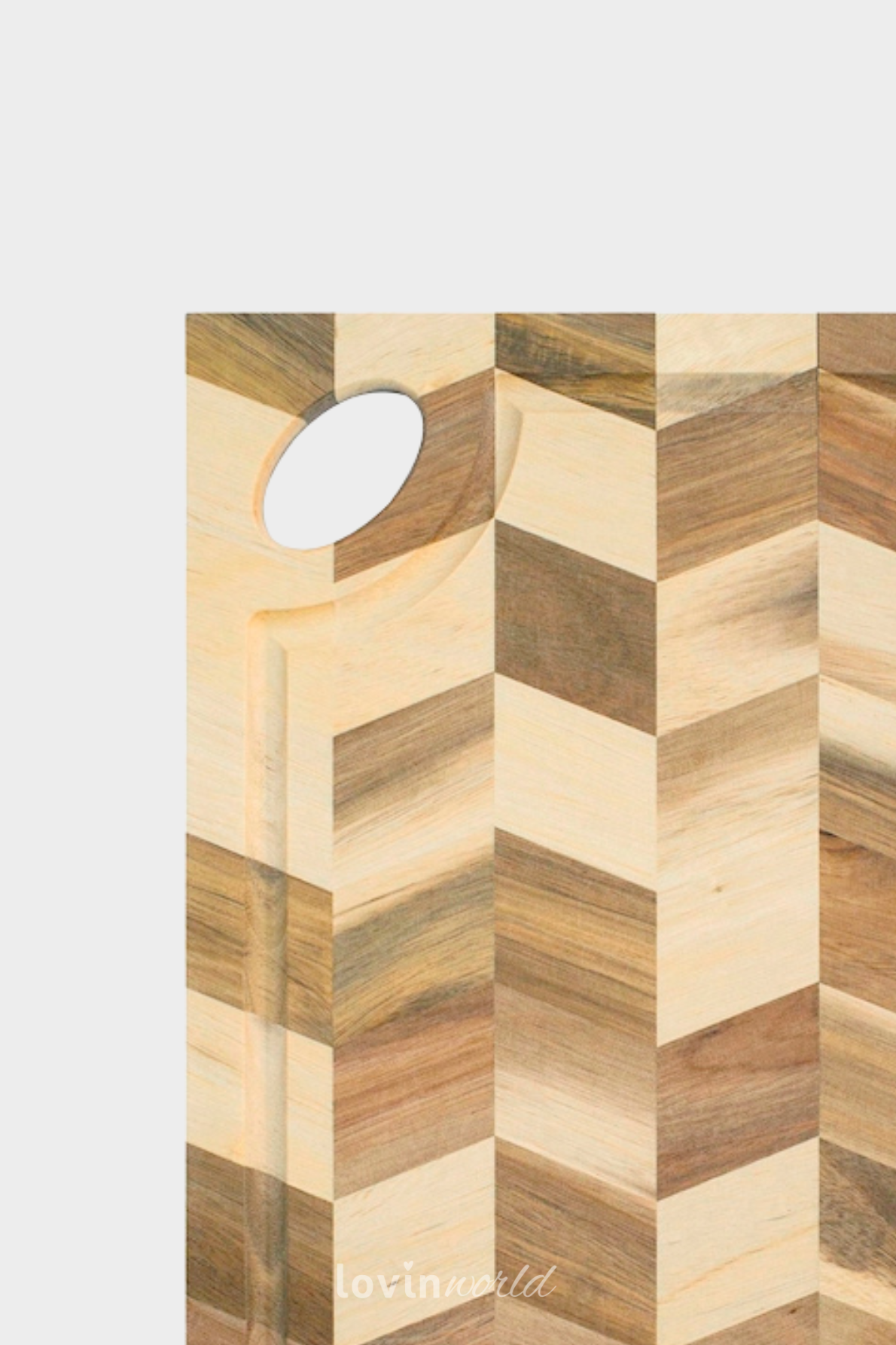 Tagliere rettangolare in legno acacia, 32x24 cm.-4