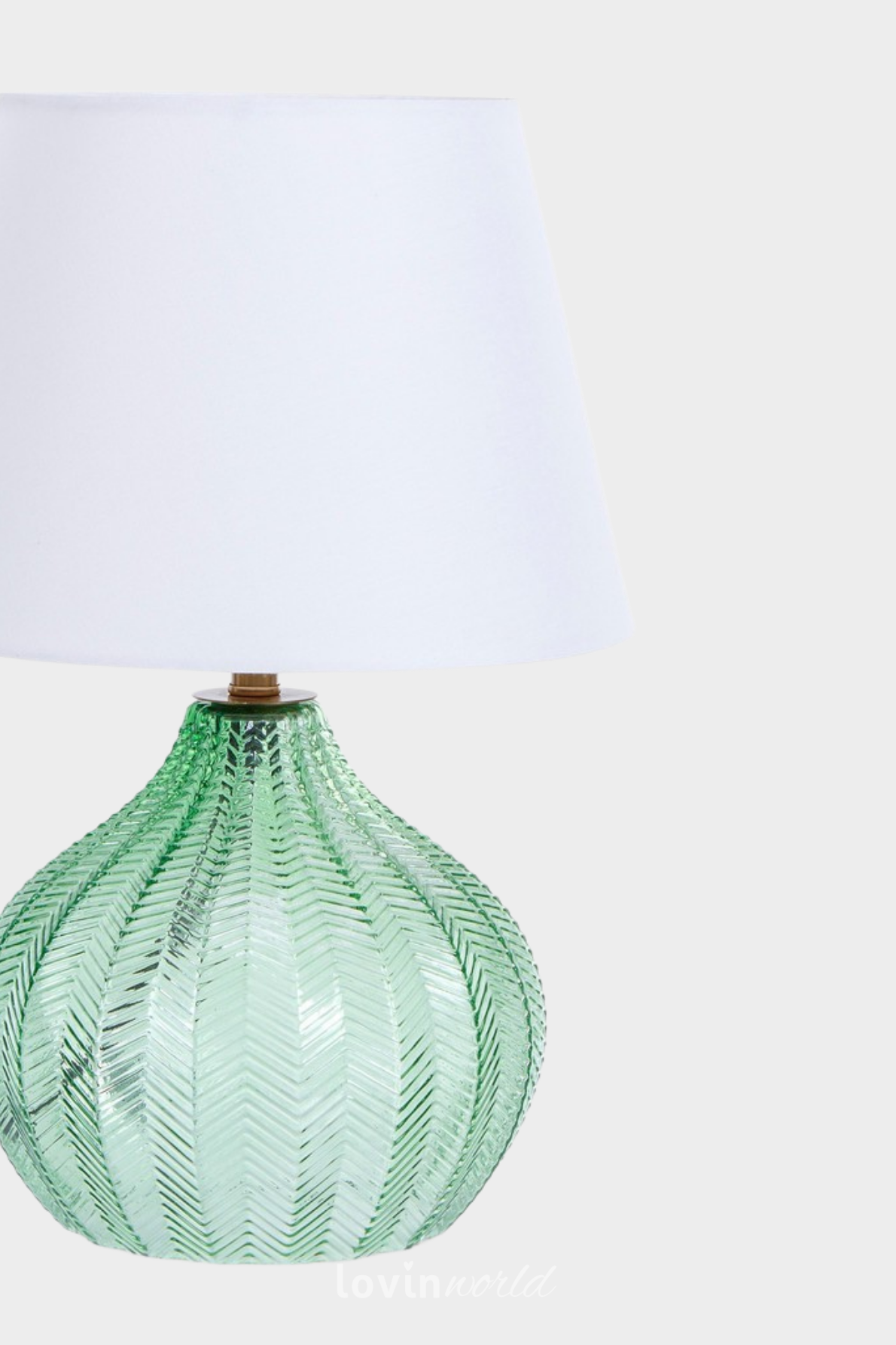 Lampada da tavolo Gleaming in colore verde-4