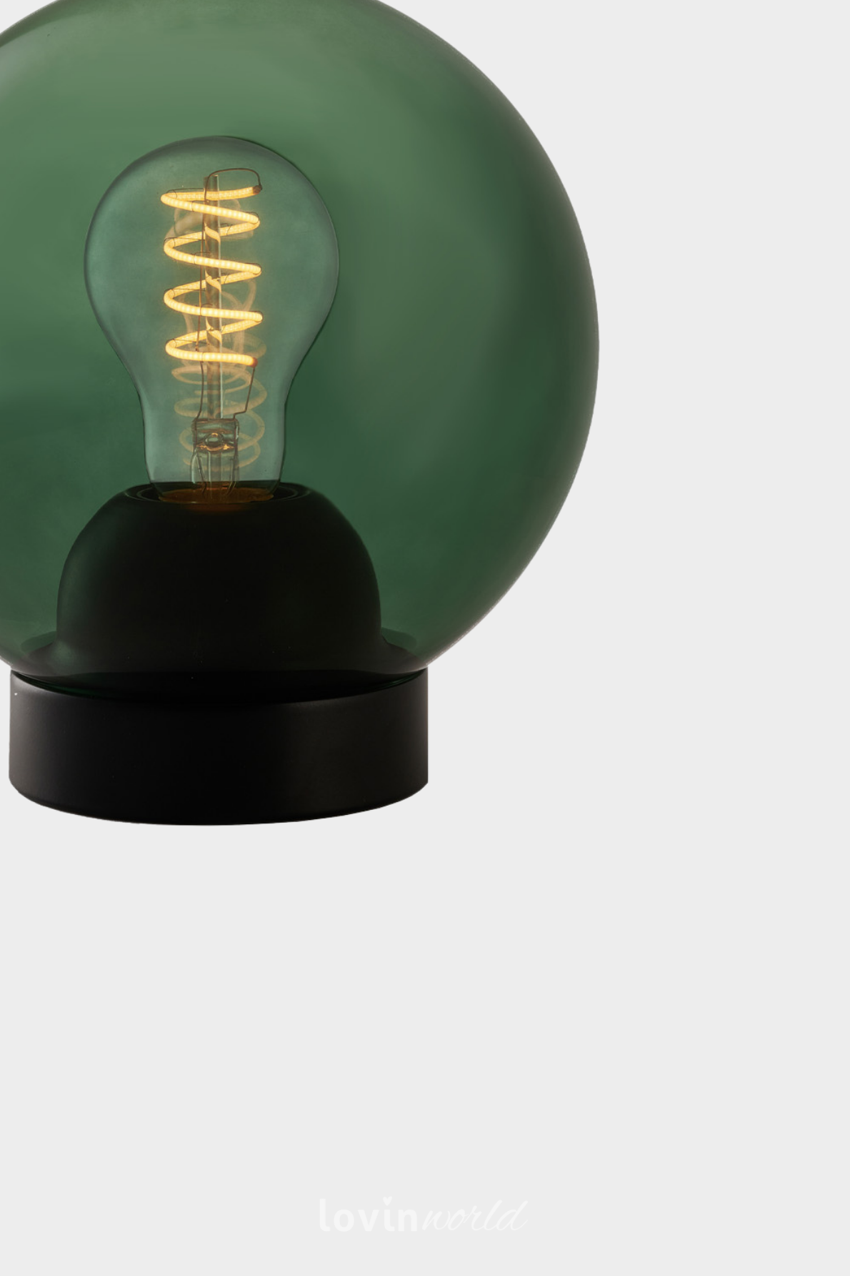  Lampada da tavolo Bubbles in colore verde-3