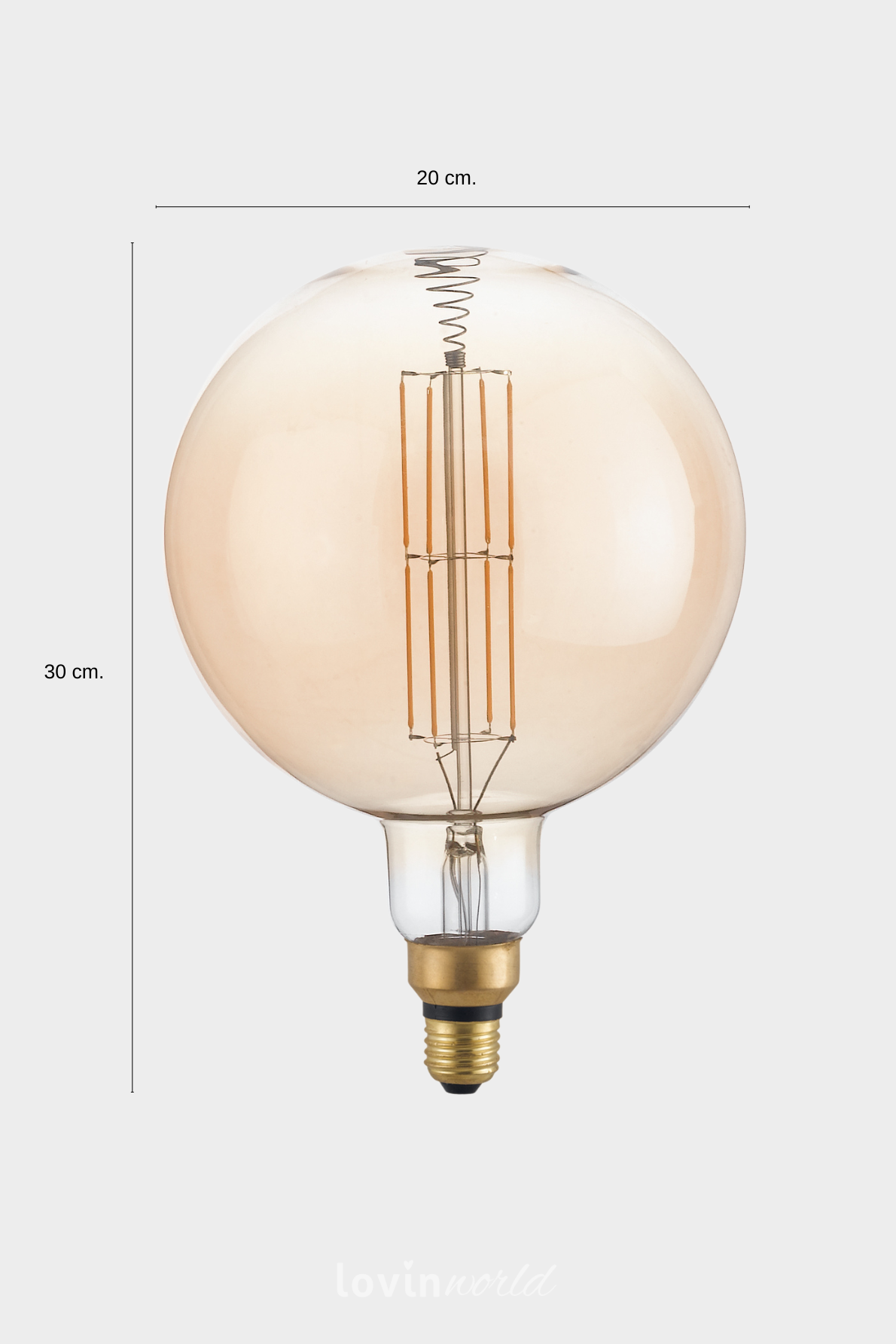 Lampadina a LED decorativa Luxa-V-E27 A+-4