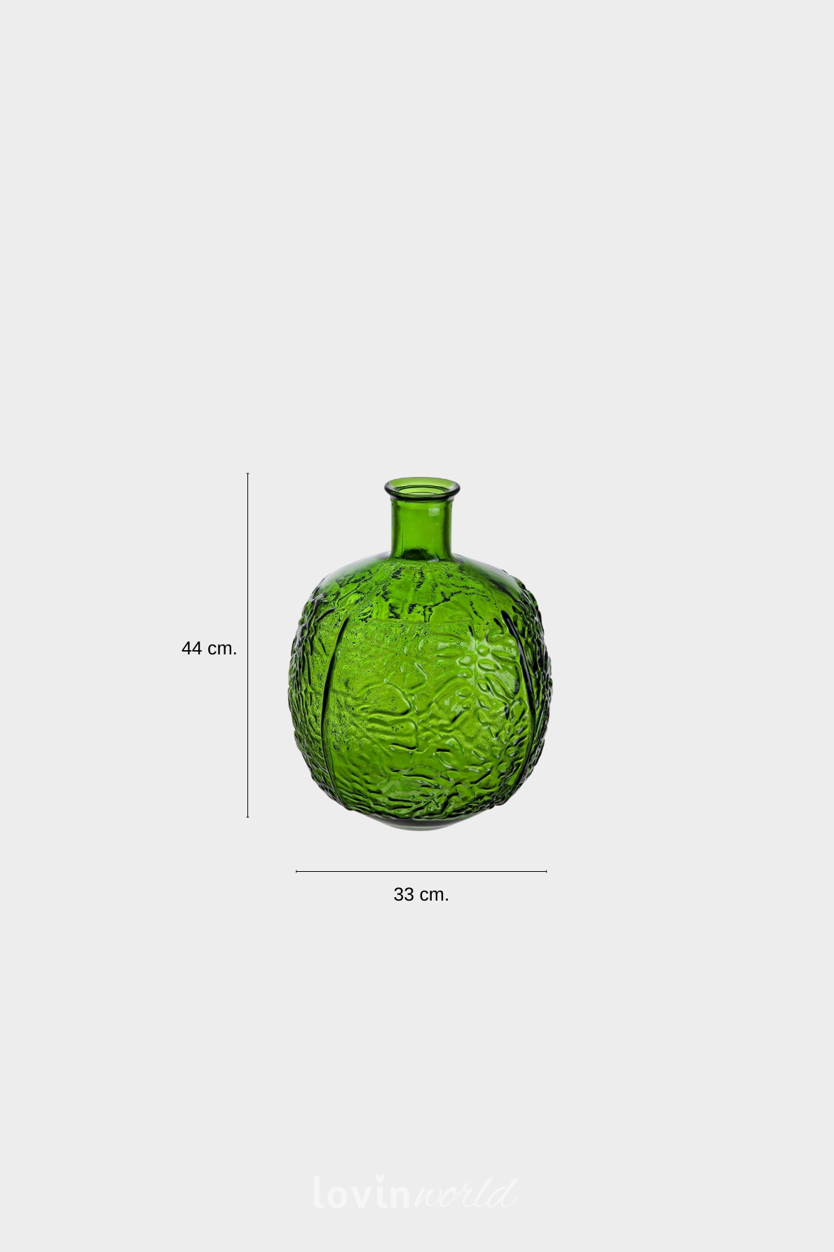 Vaso Tropic in colore verde-5