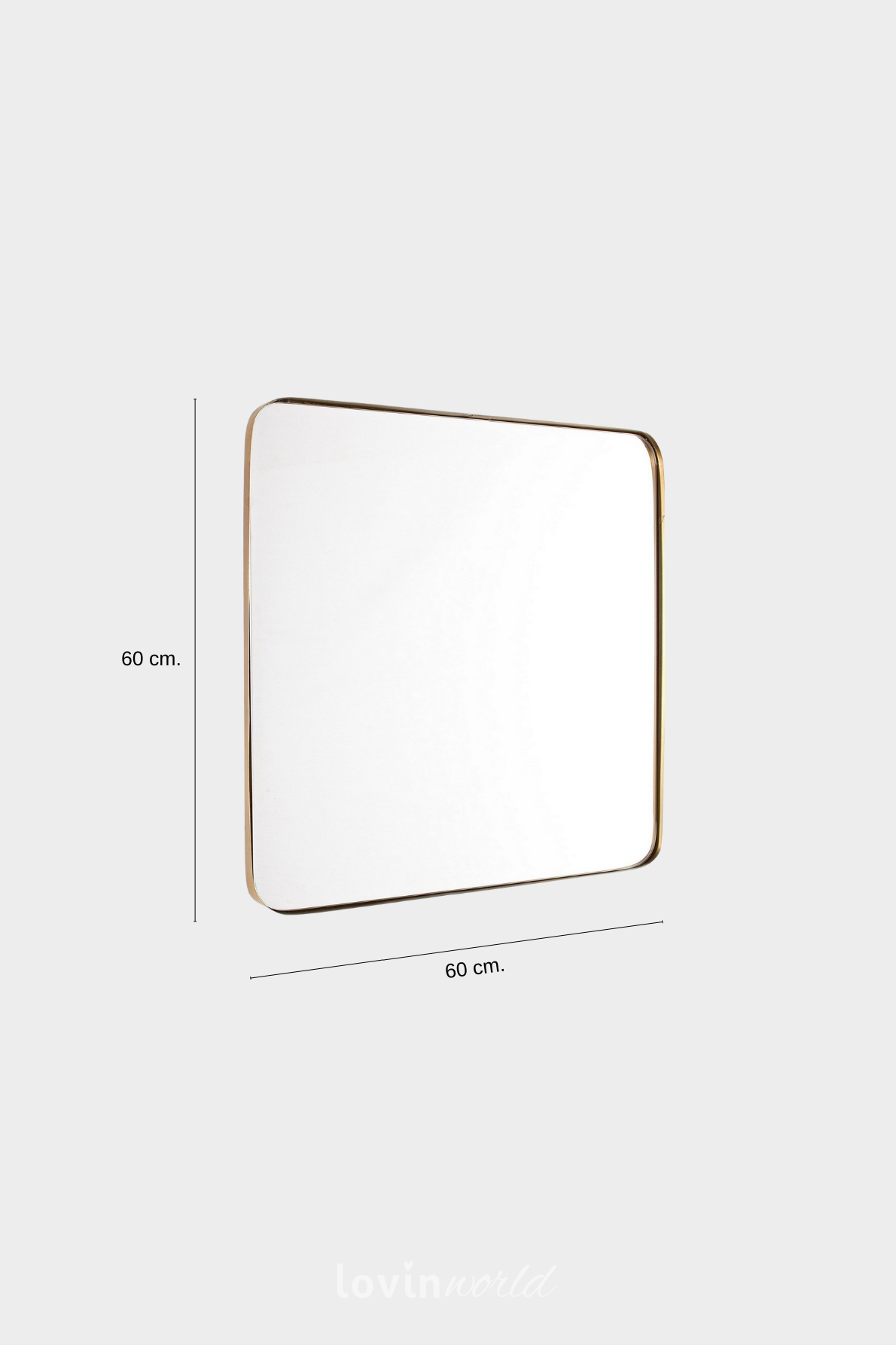 Specchio Adhira in colore oro-5