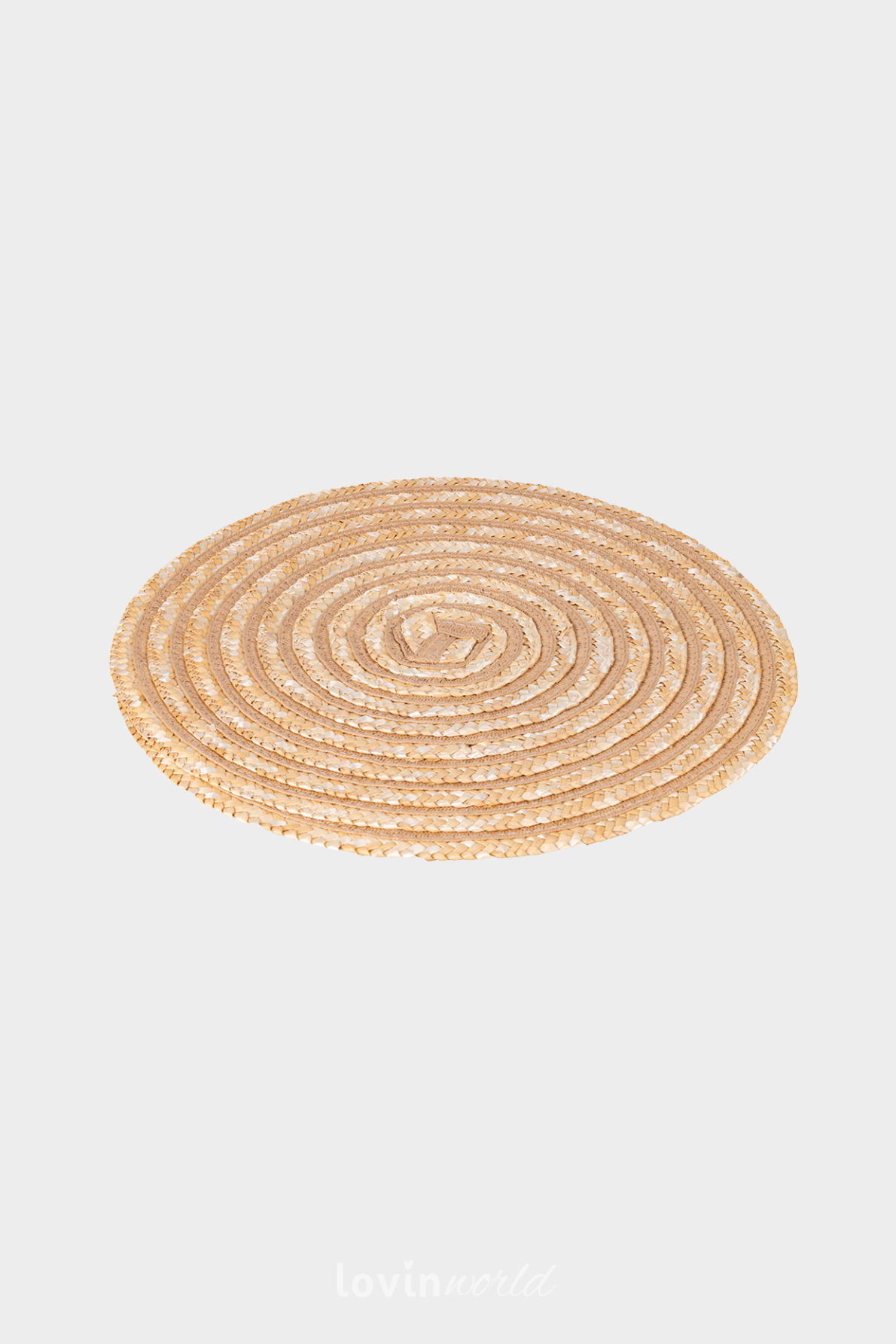 Set 4 Tovagliette Spiral Chocolate Ø 38 cm.