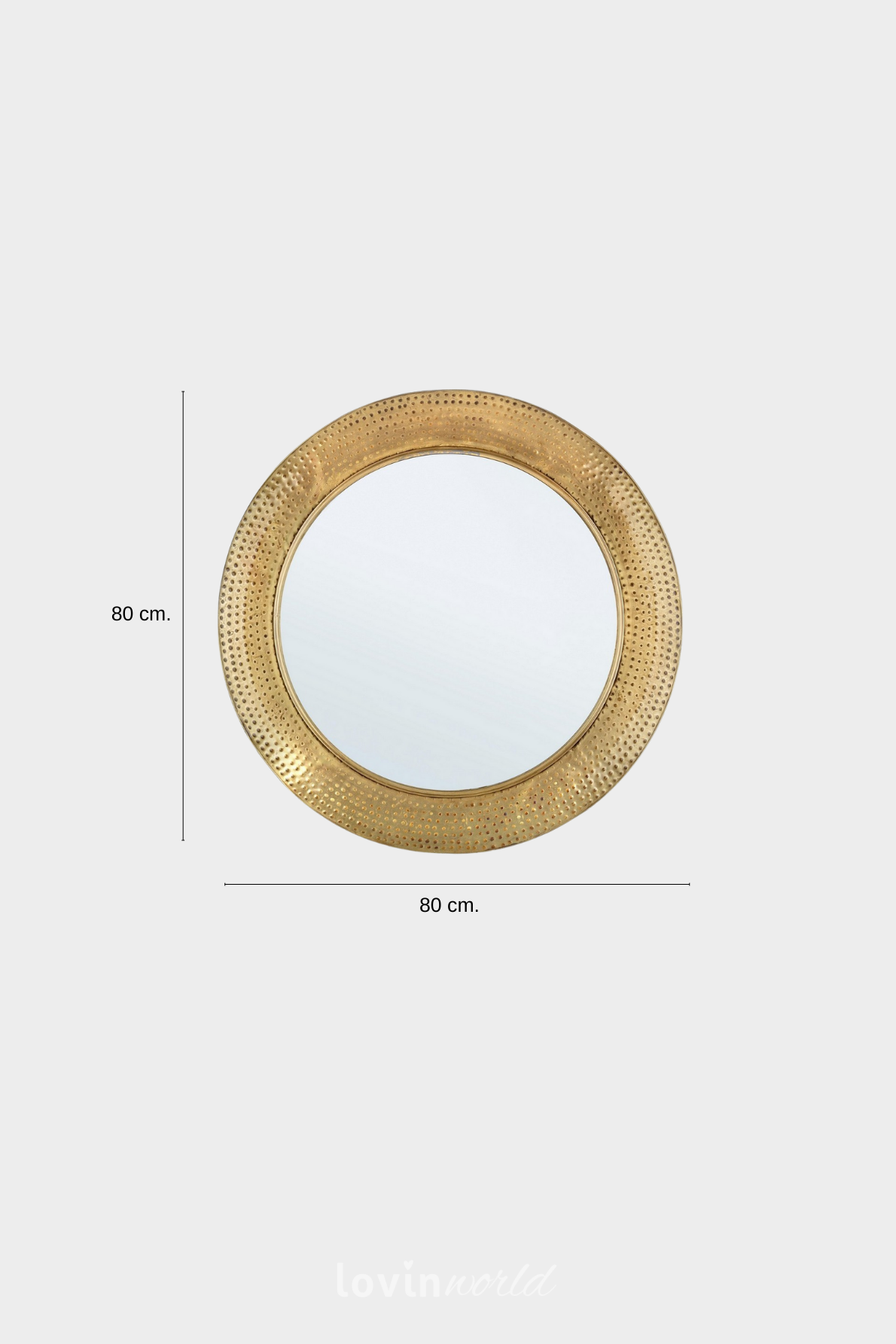 Specchio Adana in colore oro-6