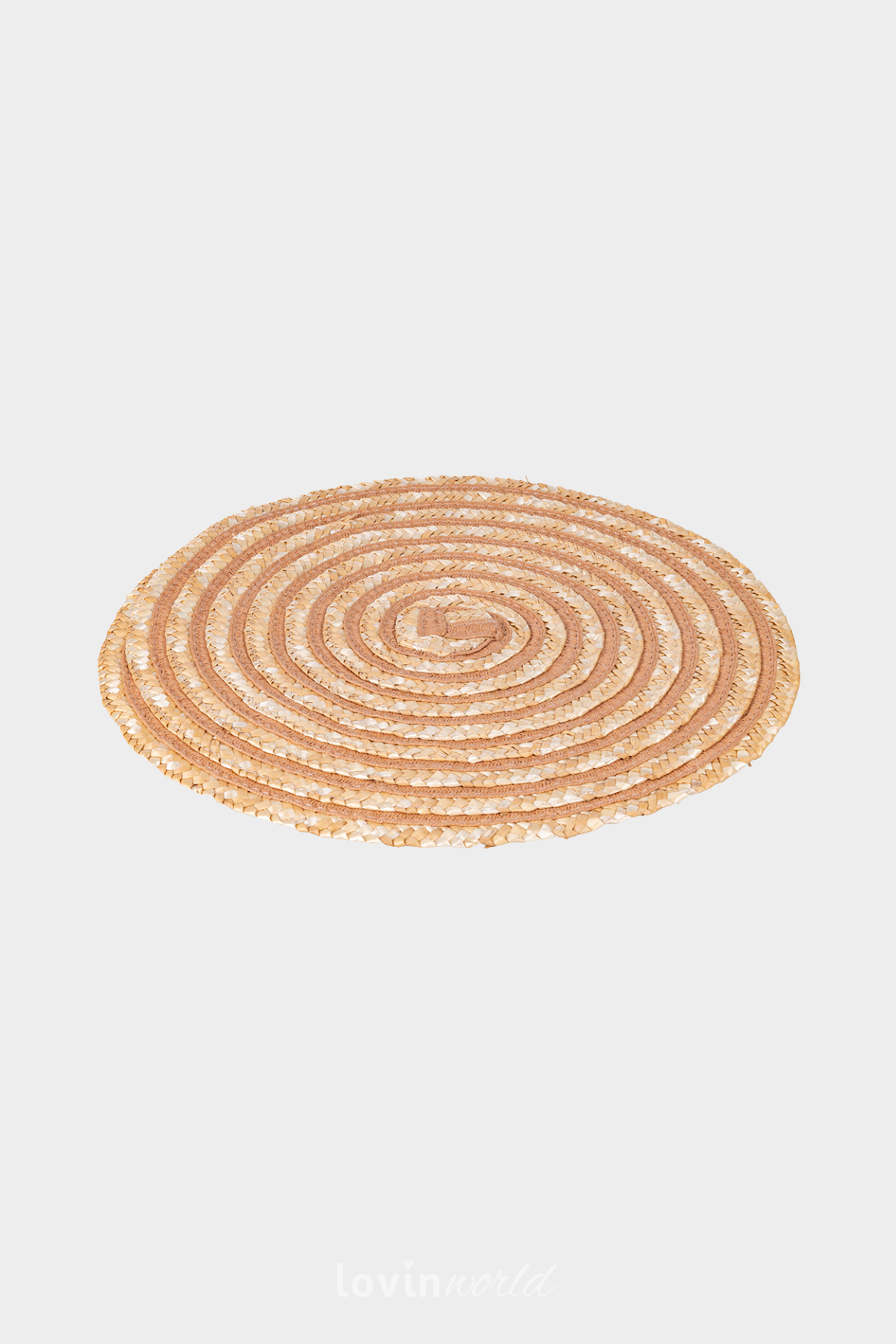 Set 4 Tovagliette Spiral Chocolate Ø 38 cm.-2