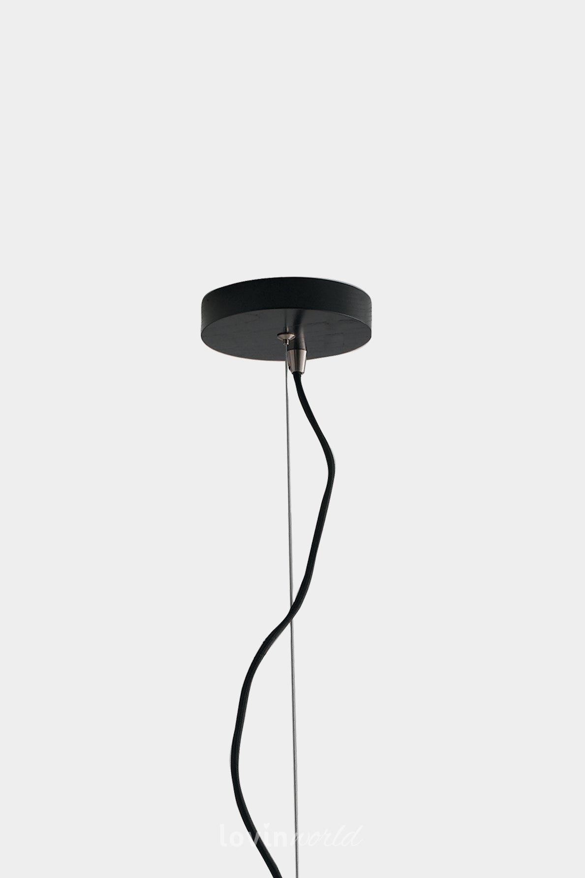Lampada a sospensione Calder, in legno nero - LovinWorld