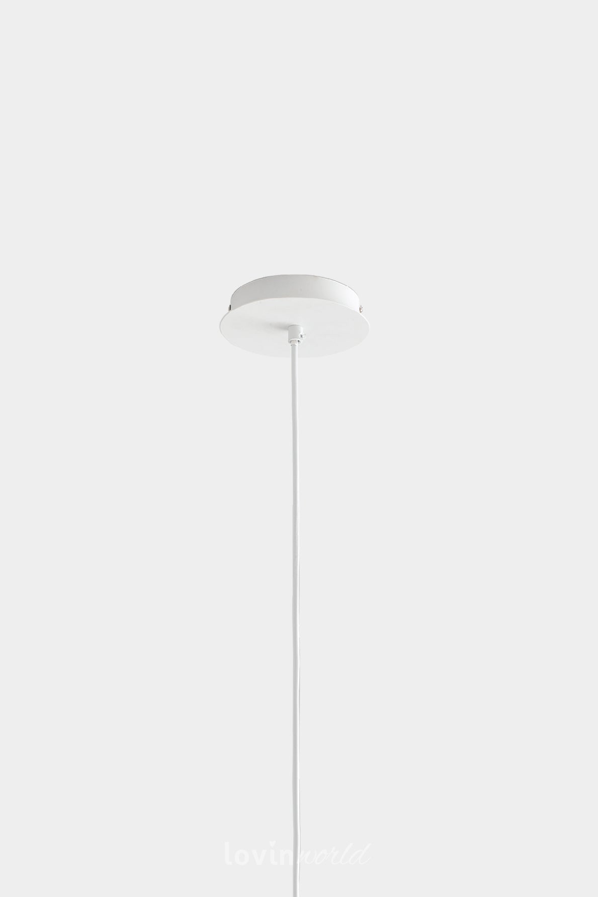 Lampada a sospensione Esedra S50, in colore bianco - LovinWorld