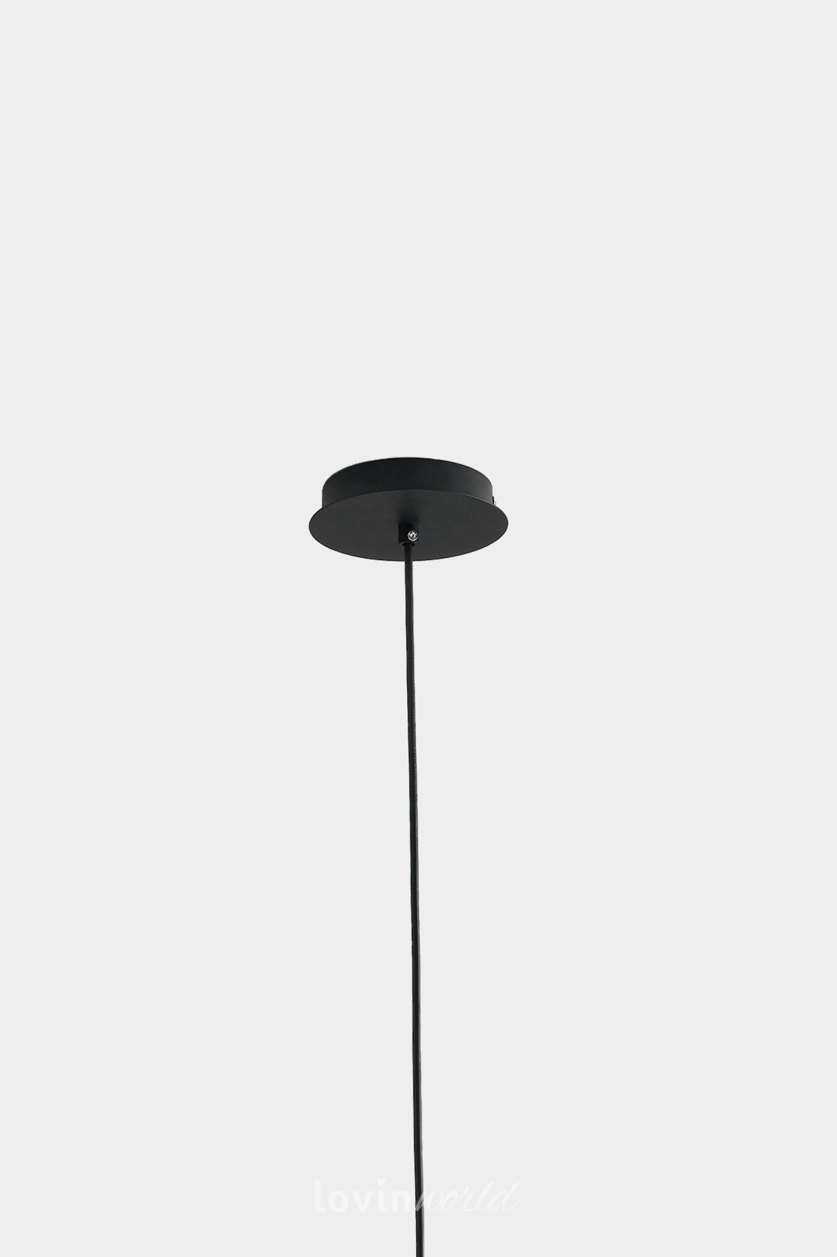 Lampada a sospensione Esedra S50, in colore nero - LovinWorld