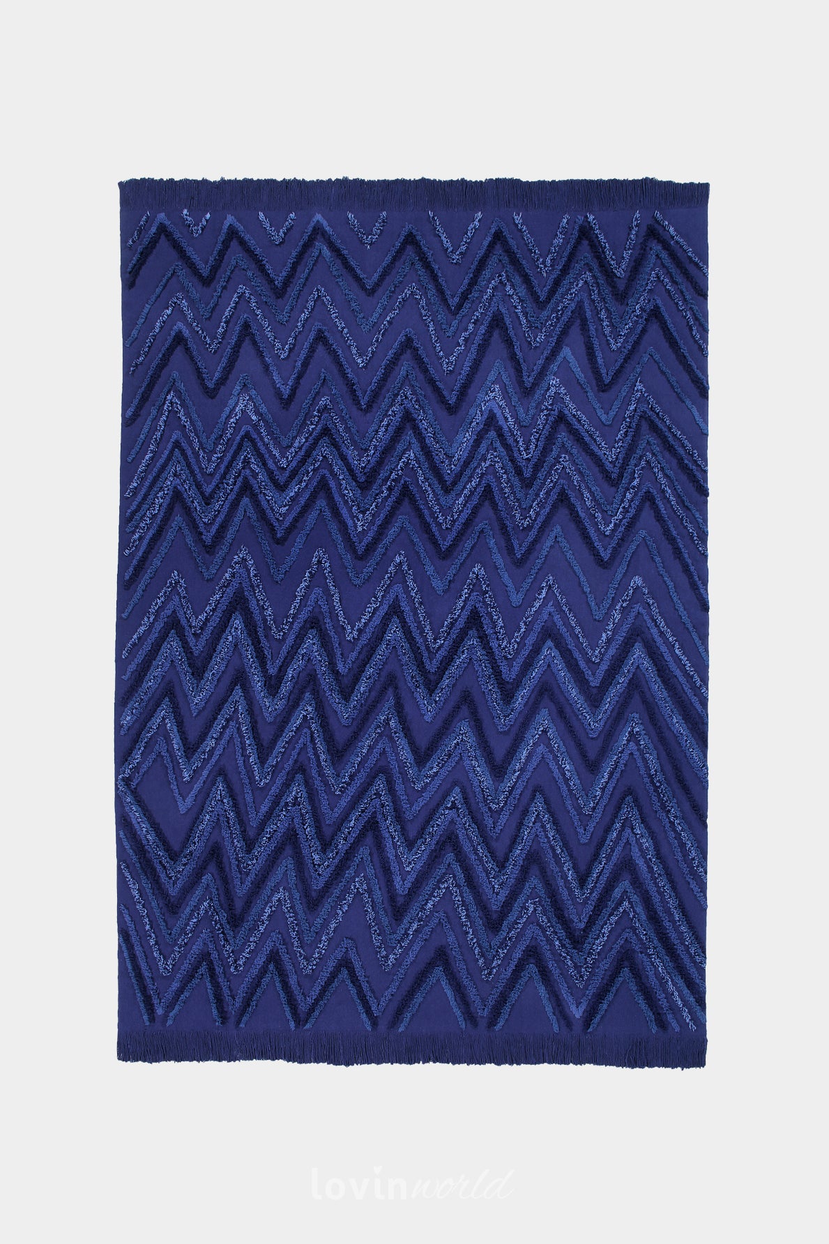 Tappeto lavabile Earth Alaska Blue, 170x240 cm.-LovinWorld