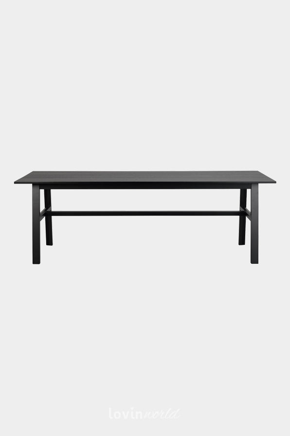 Tavolo da pranzo Hudson nero, 230 x 100 cm. - LovinWorld